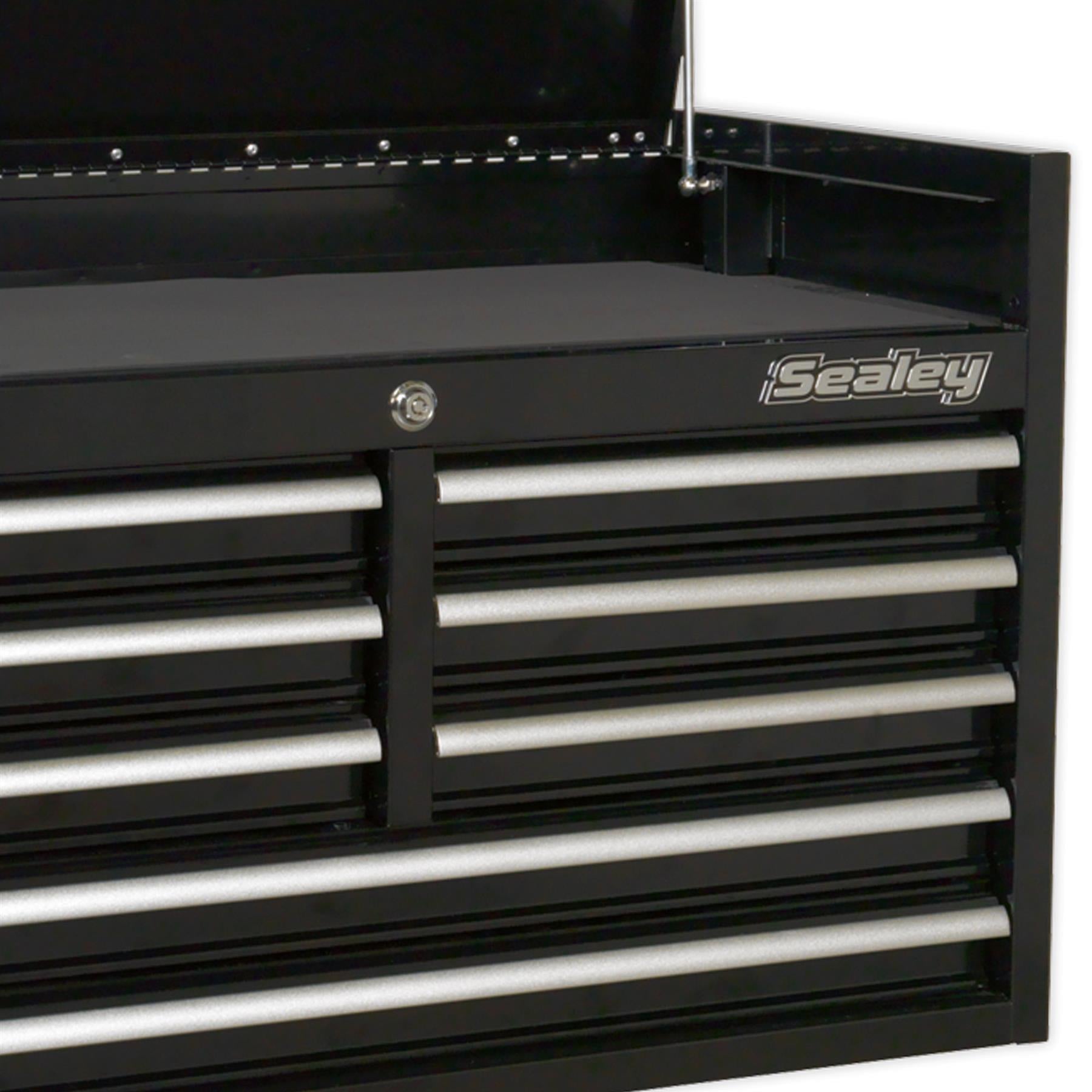 Sealey Topchest 8 Drawer 915mm Heavy-Duty Black