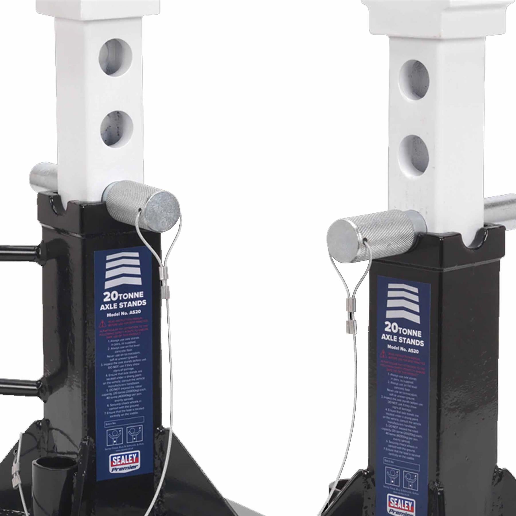 Sealey Axle Stands (Pair) 20tonne Capacity per Stand