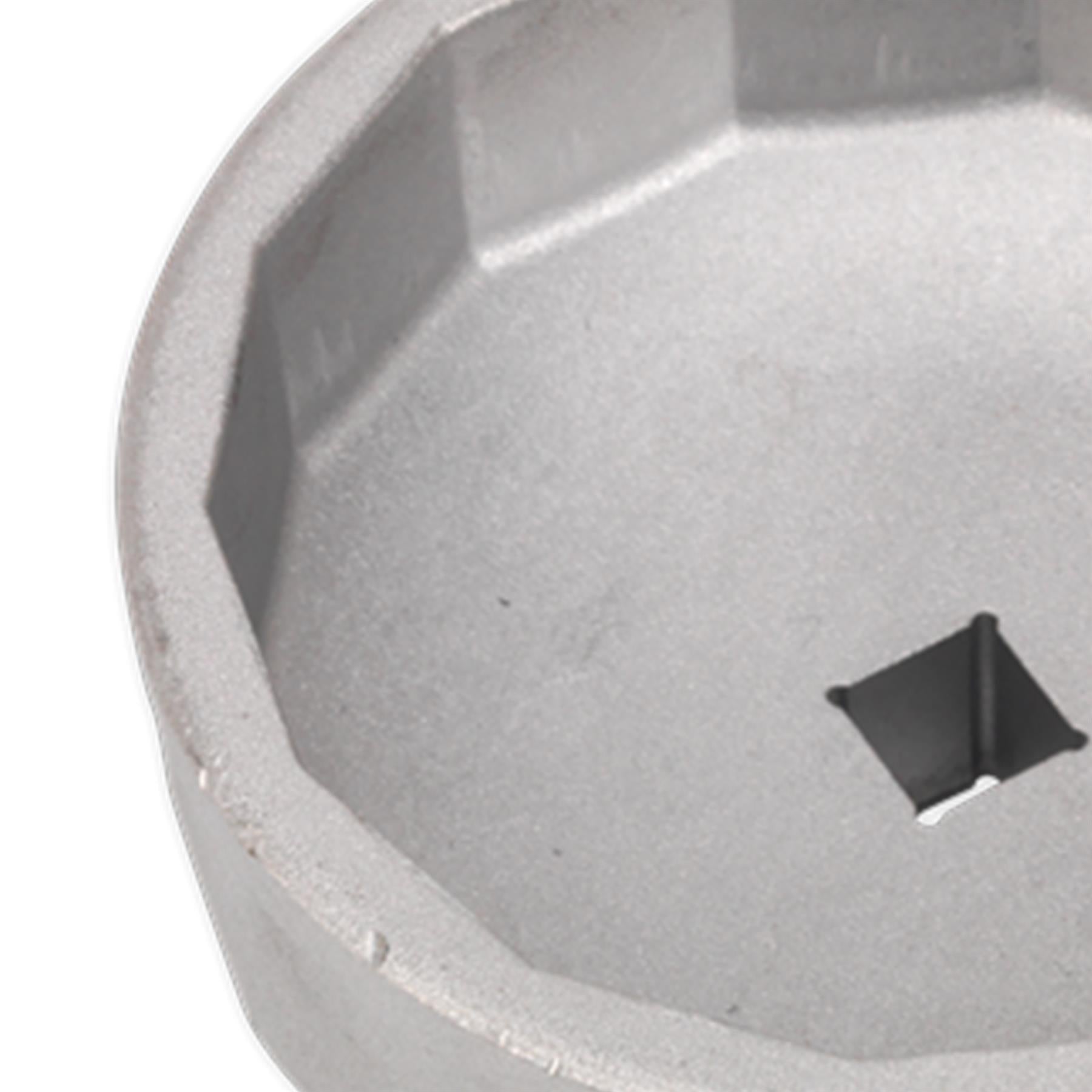 Sealey Oil Filter Cap Wrench 74.5mm x 14 Flutes - Mercedes