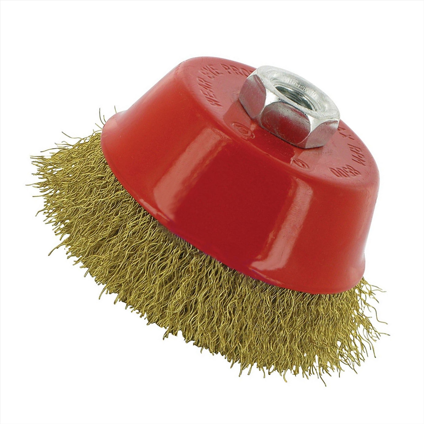 Brass Crimp Cup 100mm Hand Tools Remove Rust Wire DIY Brush High Quality