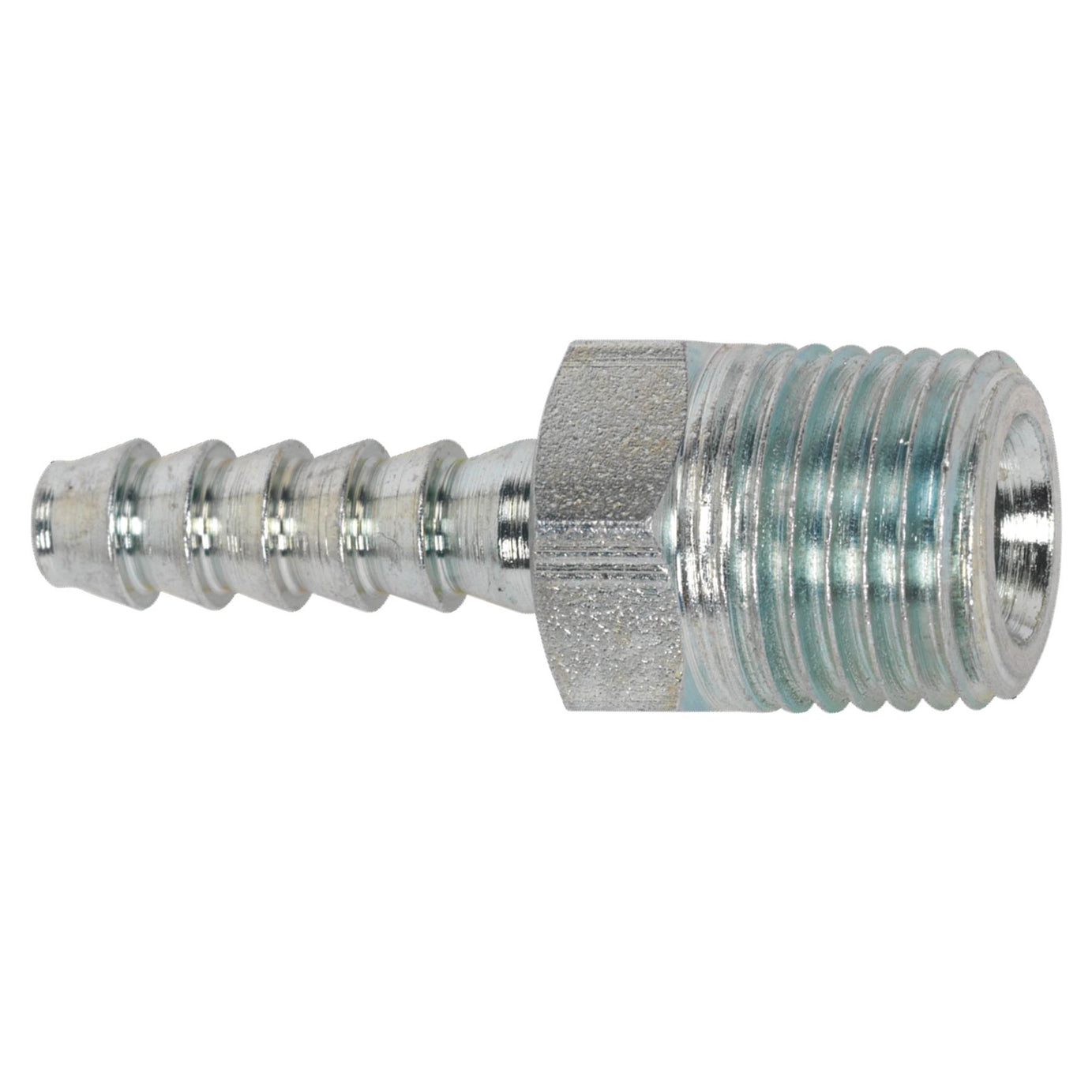 Sealey Screwed Tailpiece Male 1/4"BSPT - 3/16" Hose Pack of 5