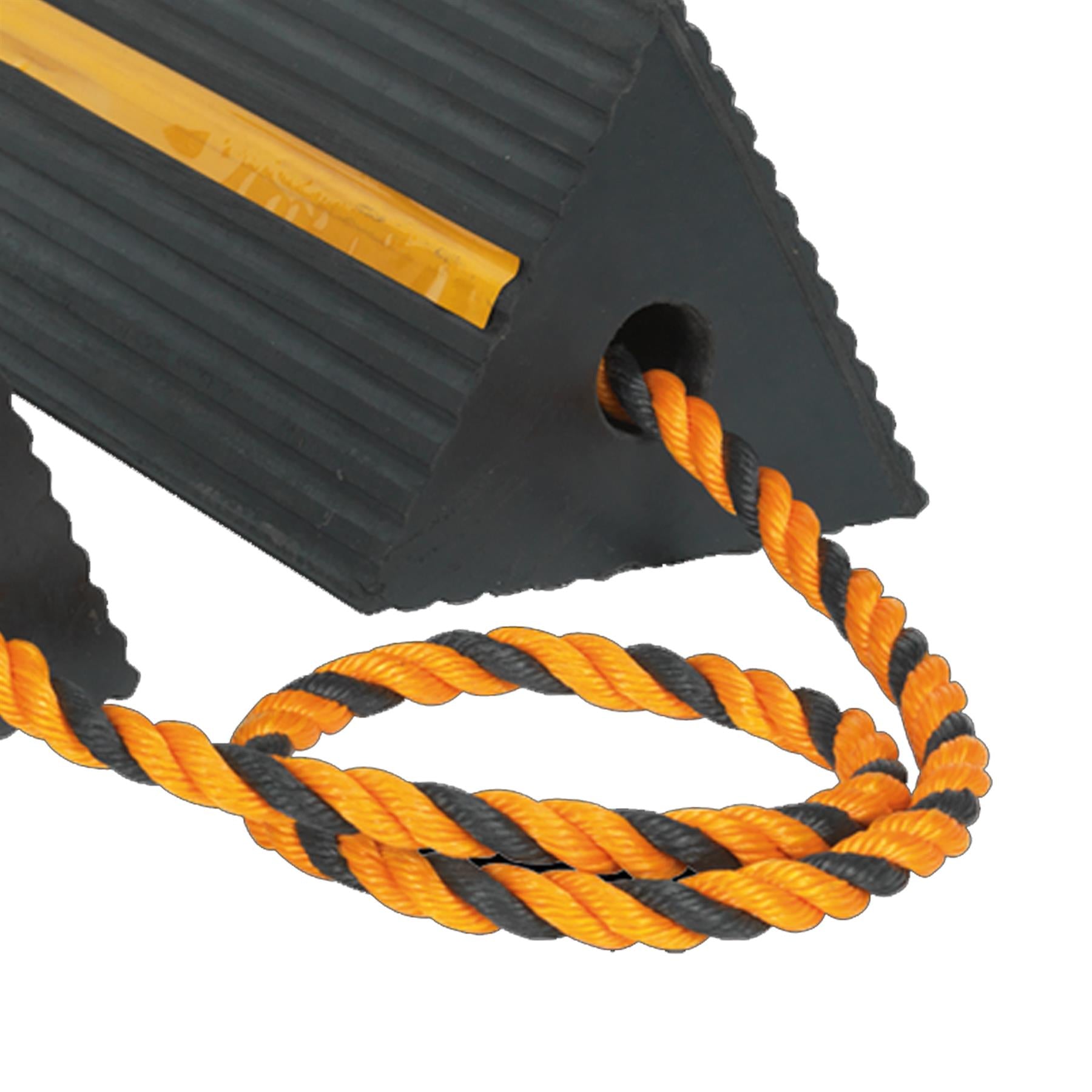 Sealey Heavy-Duty Rubber Wheel Chocks - Pair