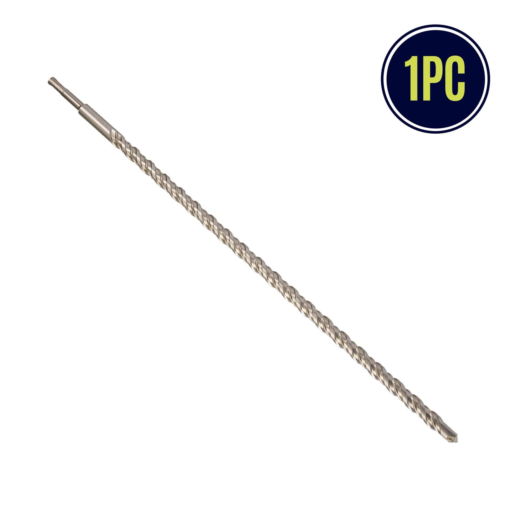 SDS+ PLUS MASONRY DRILL BIT 18 x 600mm, TUNGSTEN CARBIDE TIP, FOR STONE CONCRETE BRICK