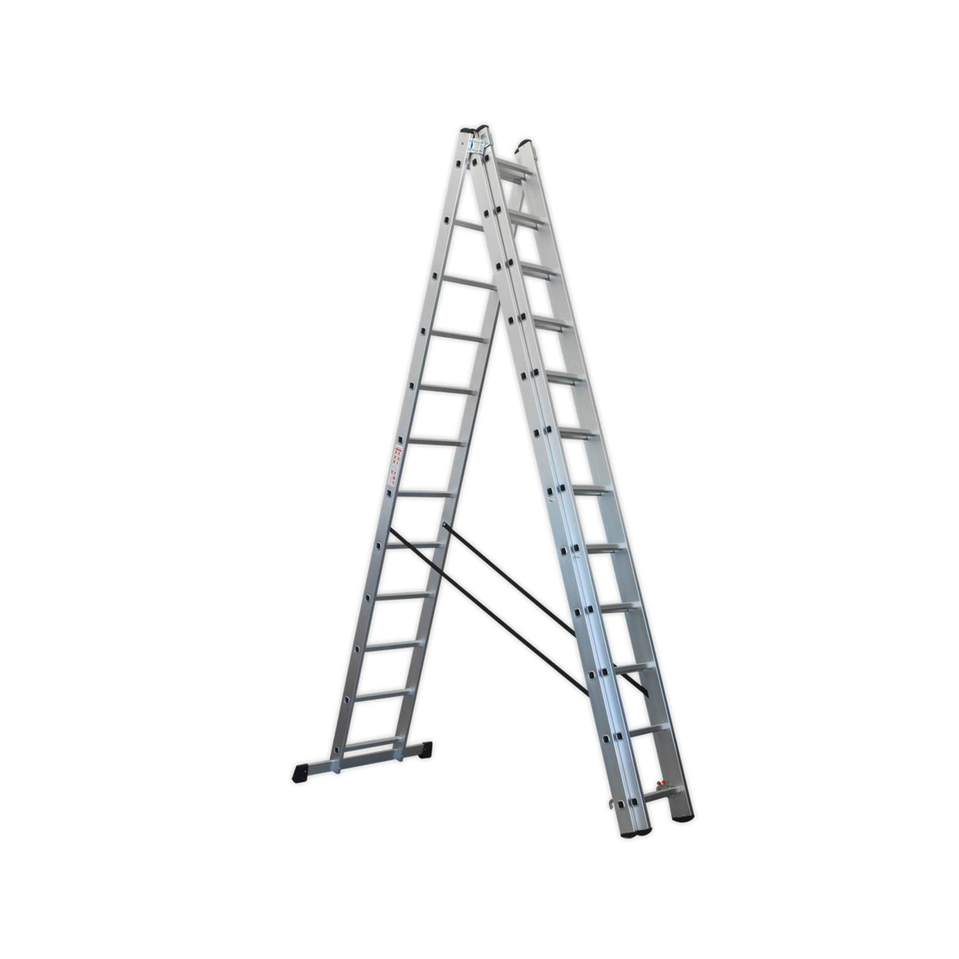 Sealey Aluminium Extension Combination Ladder 3x12 EN 131