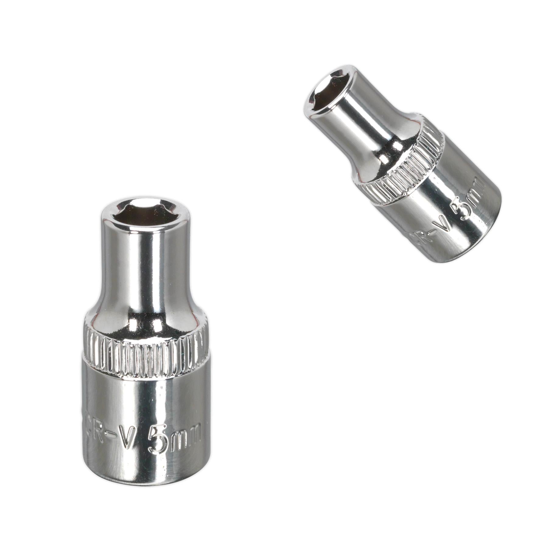Sealey WallDrive Socket 5mm 1/4"Sq Drive Fully Polished