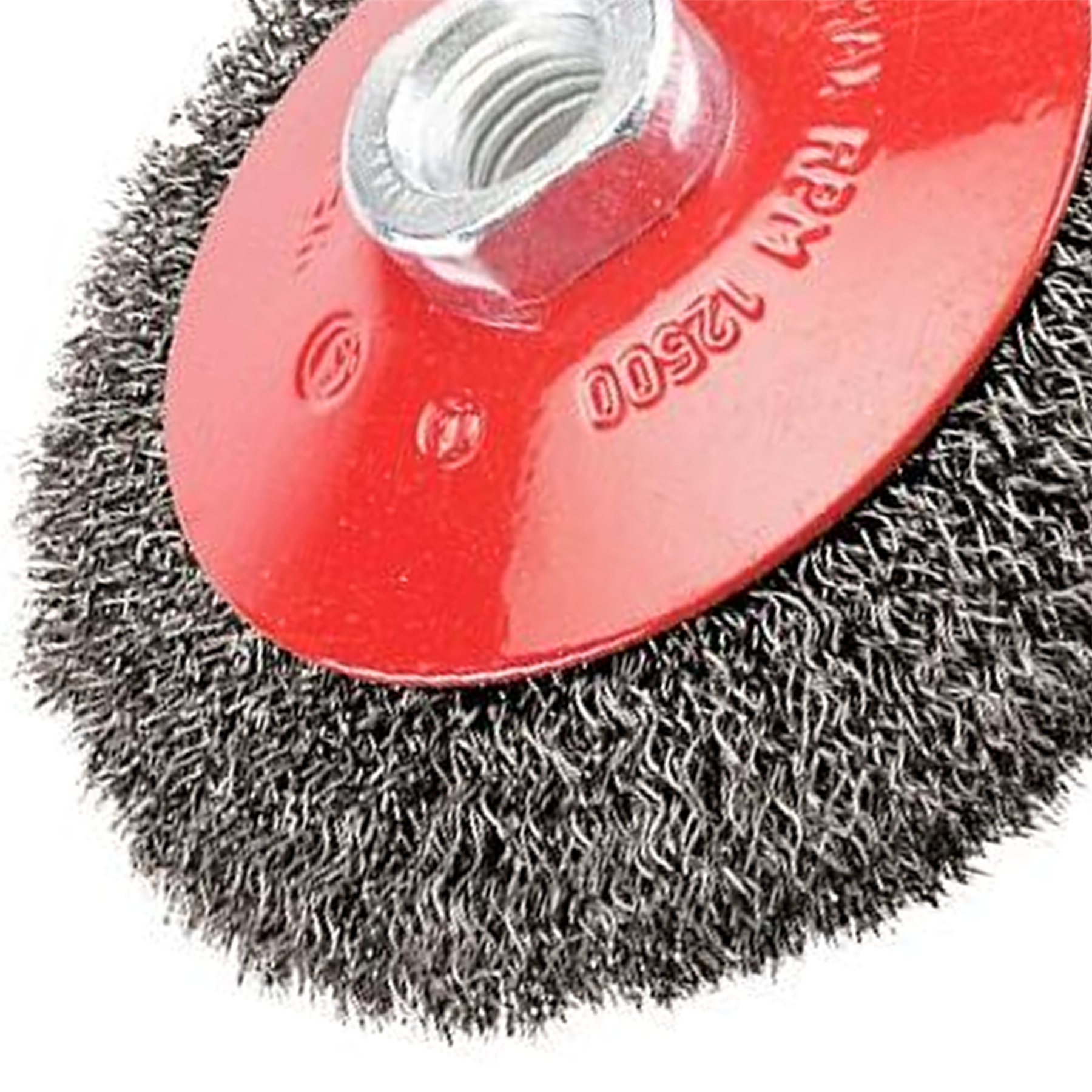 115mm Rotary Steel Wire Brush Crimp Bevel Wheel Cup Angle Grinder M14 DIY