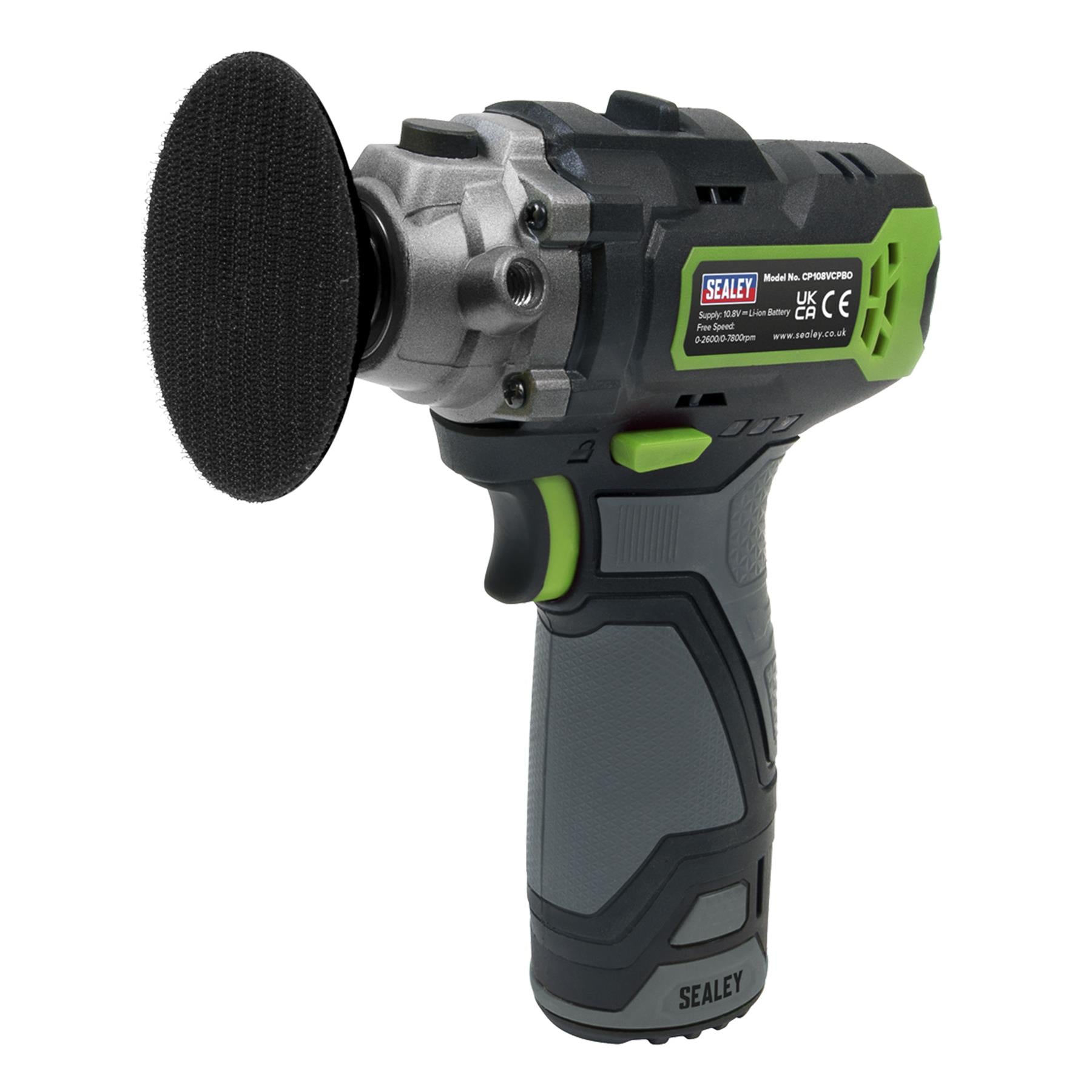 Sealey Comfortable Cordless Polisher Ø75mm 10.8V 2Ah