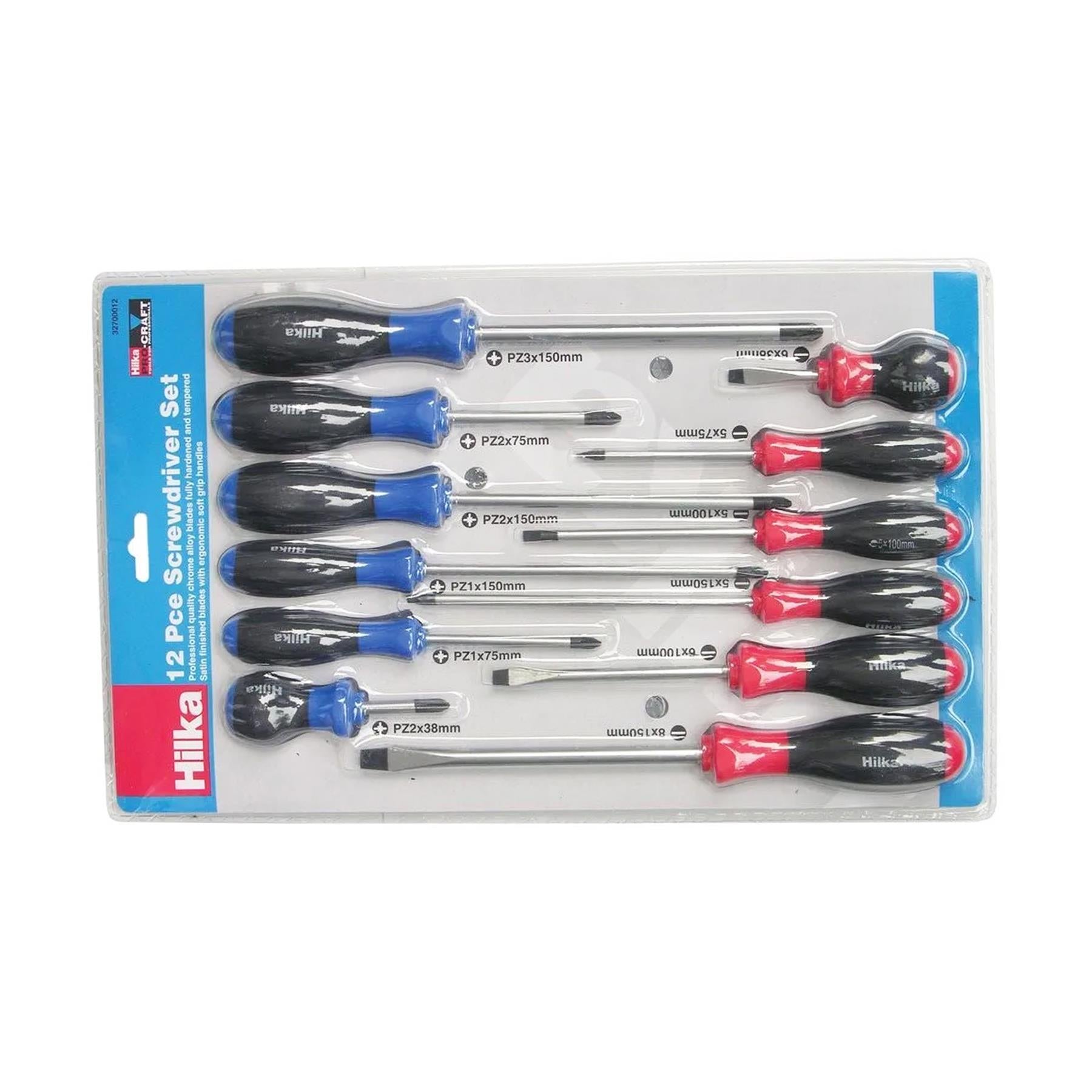 Hilka Screwdriver Set 12Pce