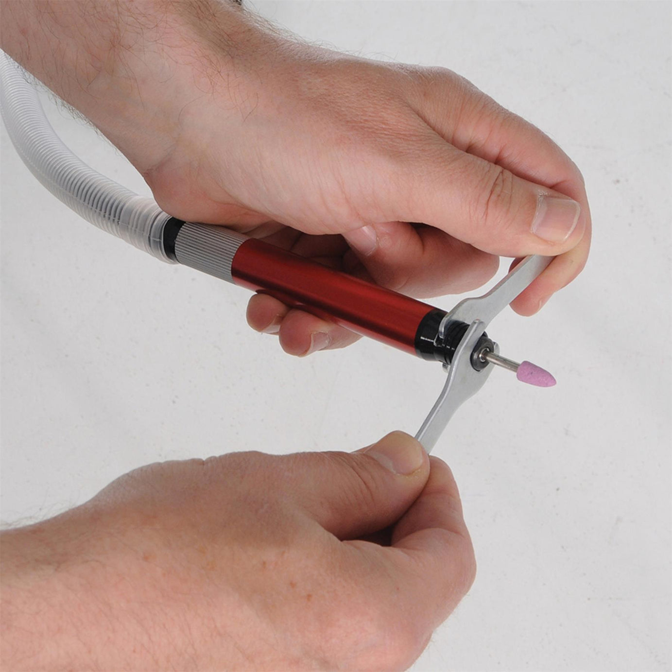 Air Micro Die Grinder Kit Grinding Heads Oiler 90Psi 1.5M Hose- 10 Grinder Heads