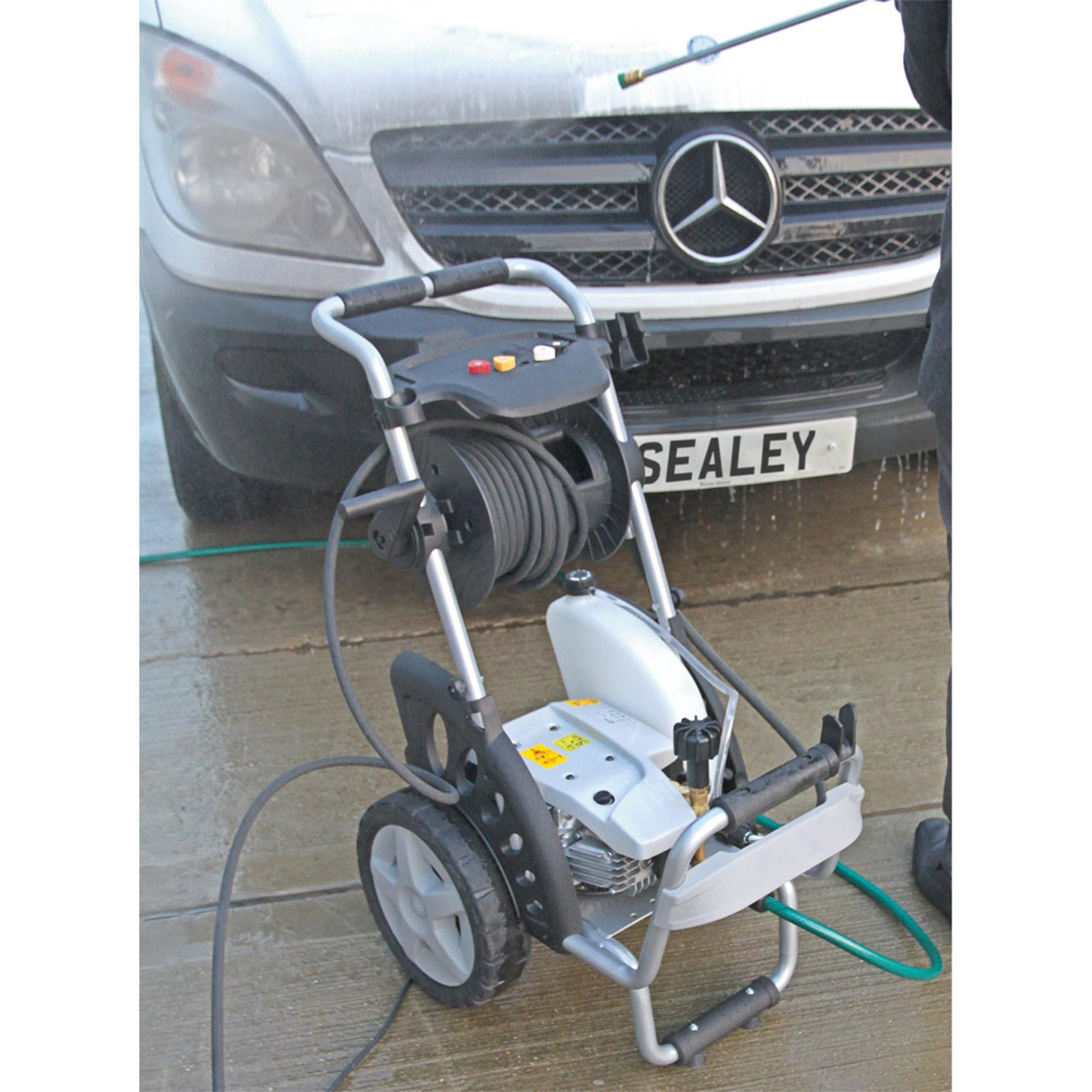 Sealey Prof Pressure Washer 150bar with TSS & Nozzle Set 230V