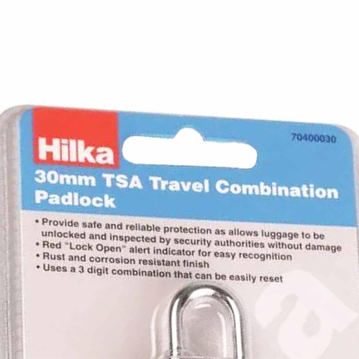 30mm TSA Approved 3 Digit Combination Travel Suitcase Padlock