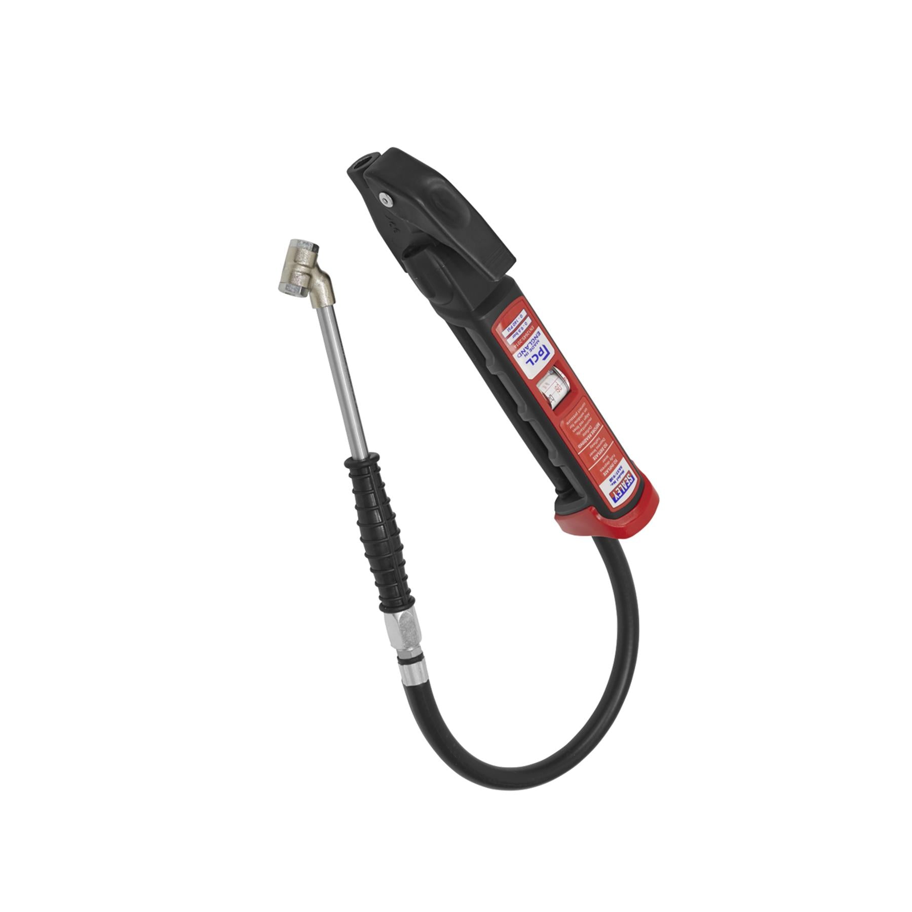 Sealey Premier Anodised Tyre Inflator with Twin Push-On Connector