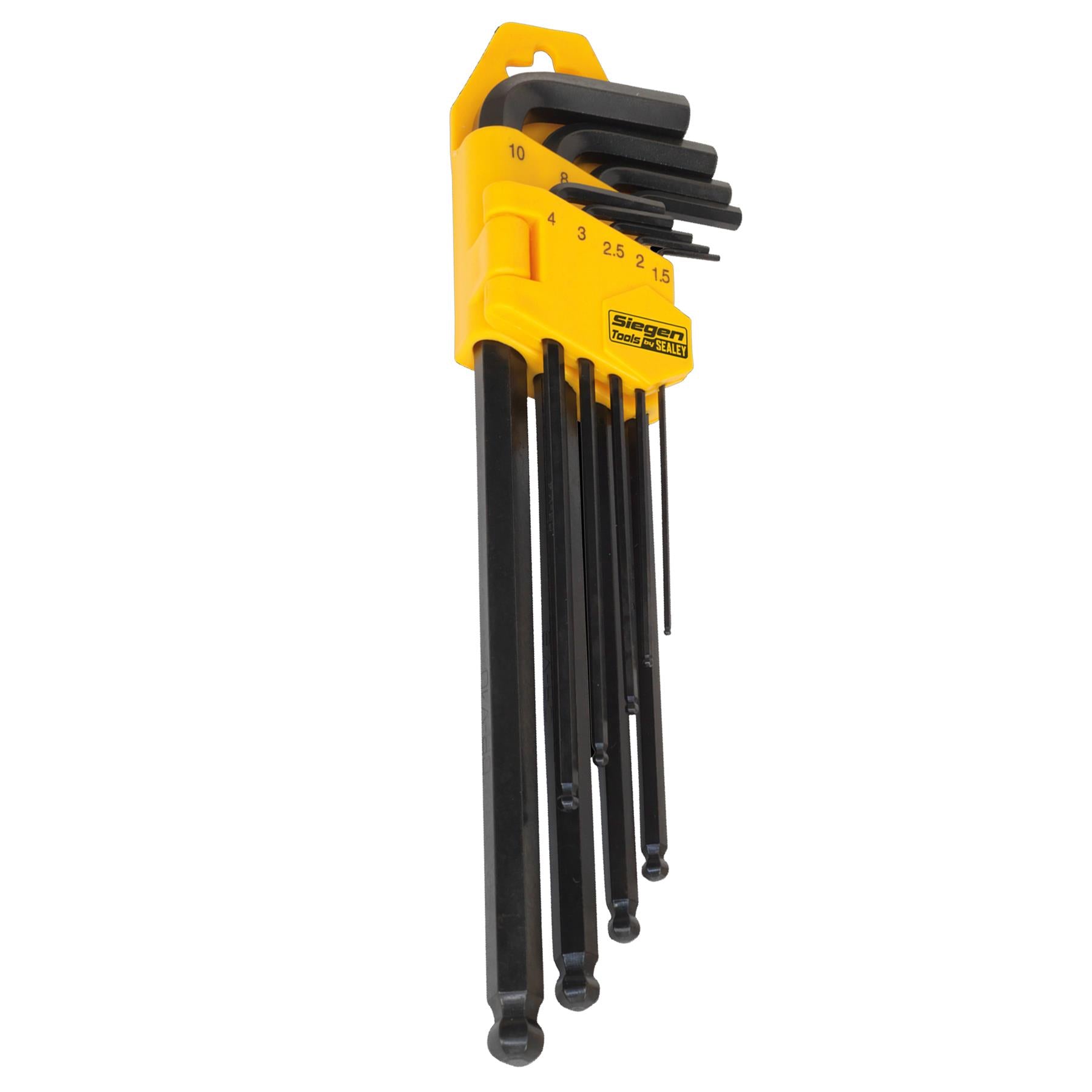 Sealey Ball-End Hex Key Set 9pc Extra-Long Metric