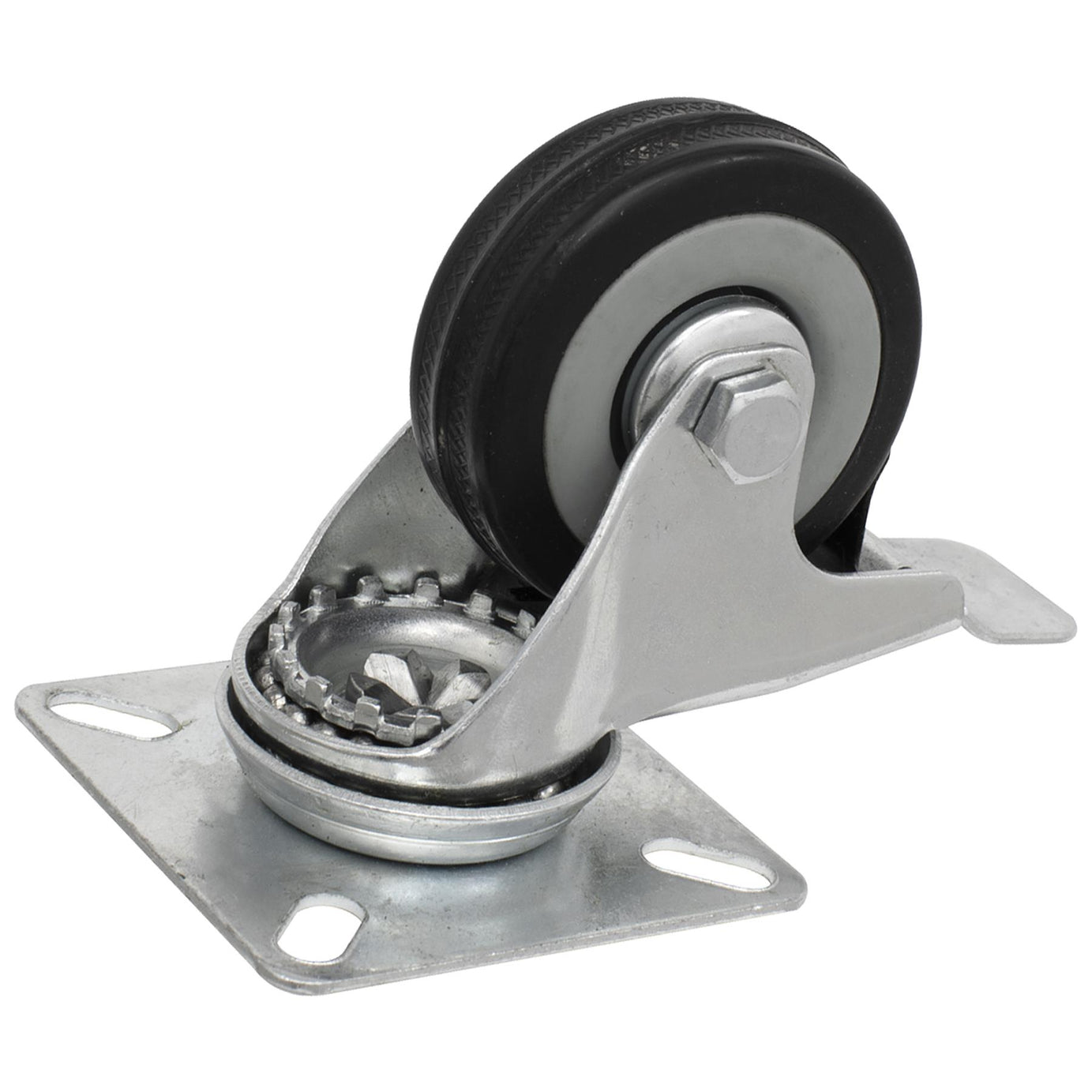 Sealey Castor Wheel Swivel Plate with Brake 50mm
