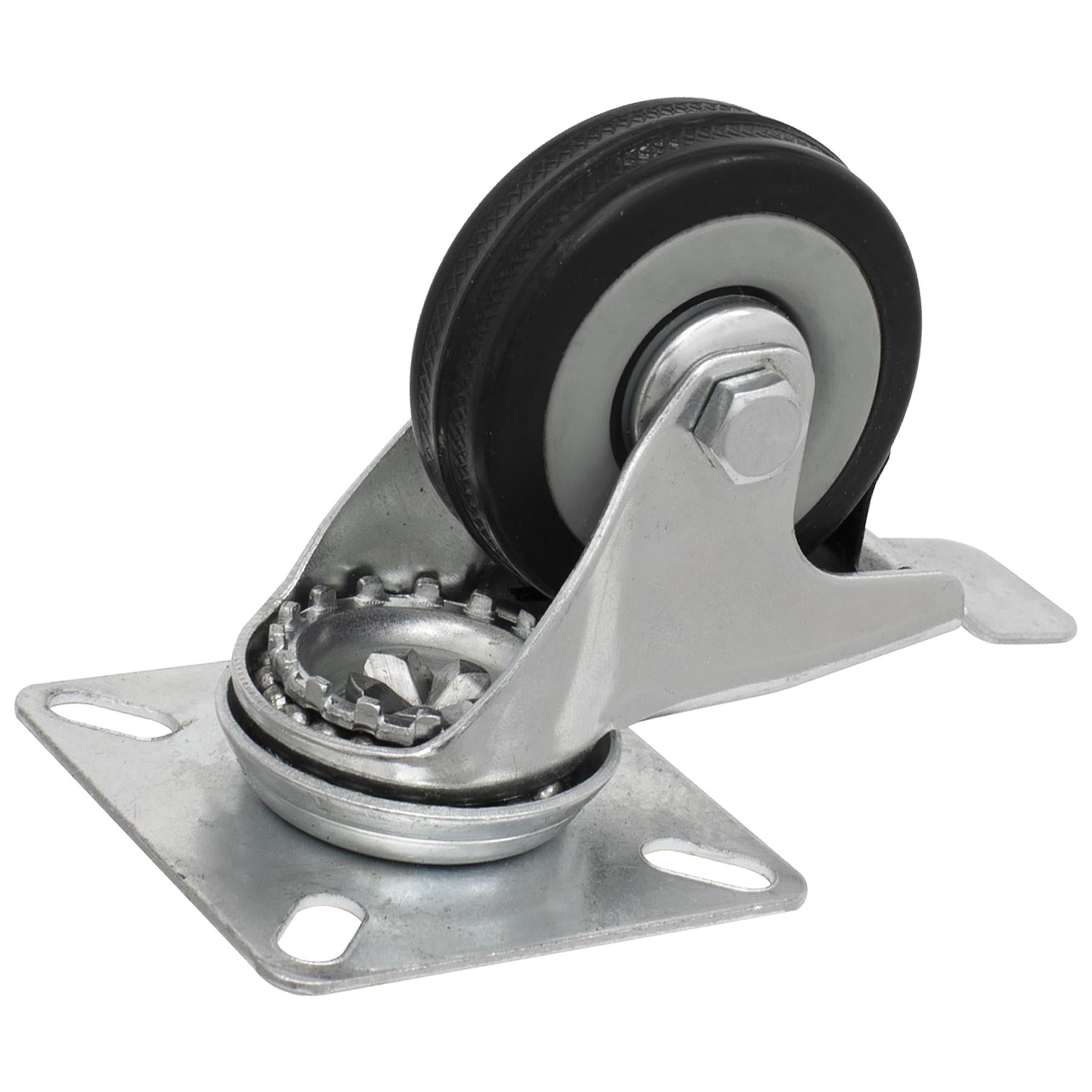 Sealey Castor Wheel Swivel Plate with Brake 50mm