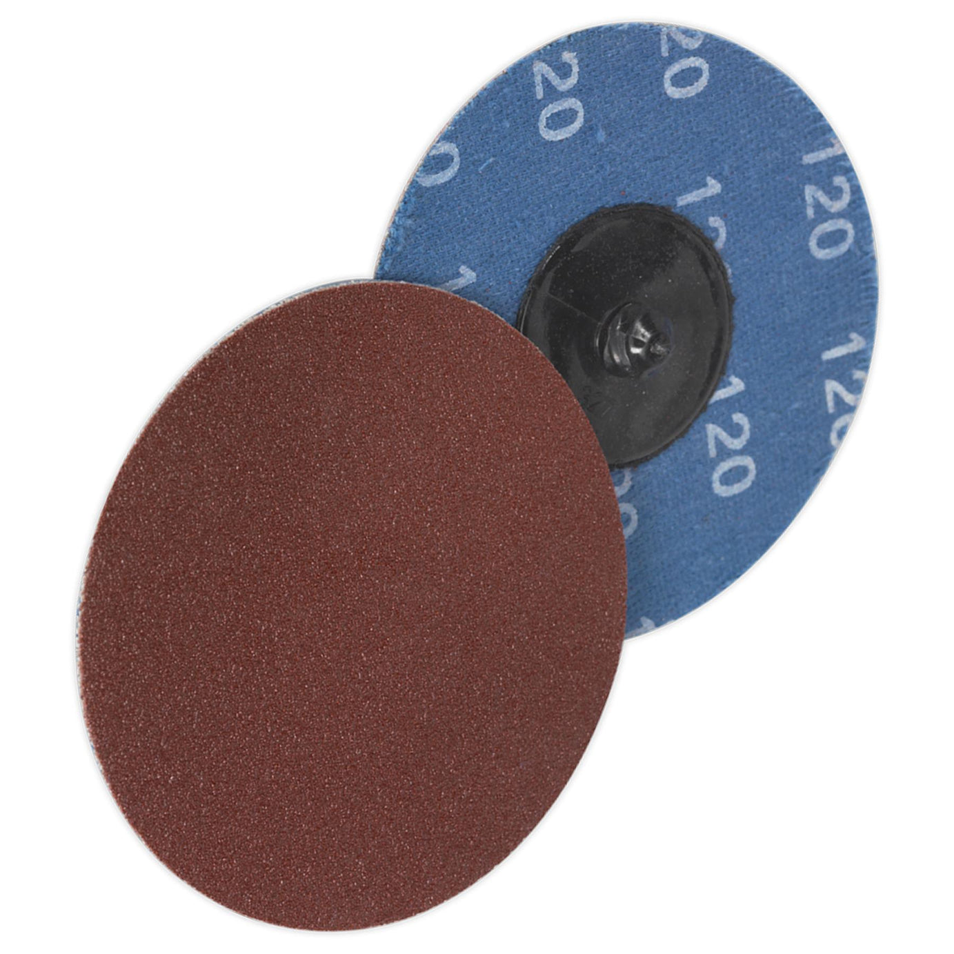 Sealey Quick-Change Sanding Disc 75mm 120Grit Pack of 10