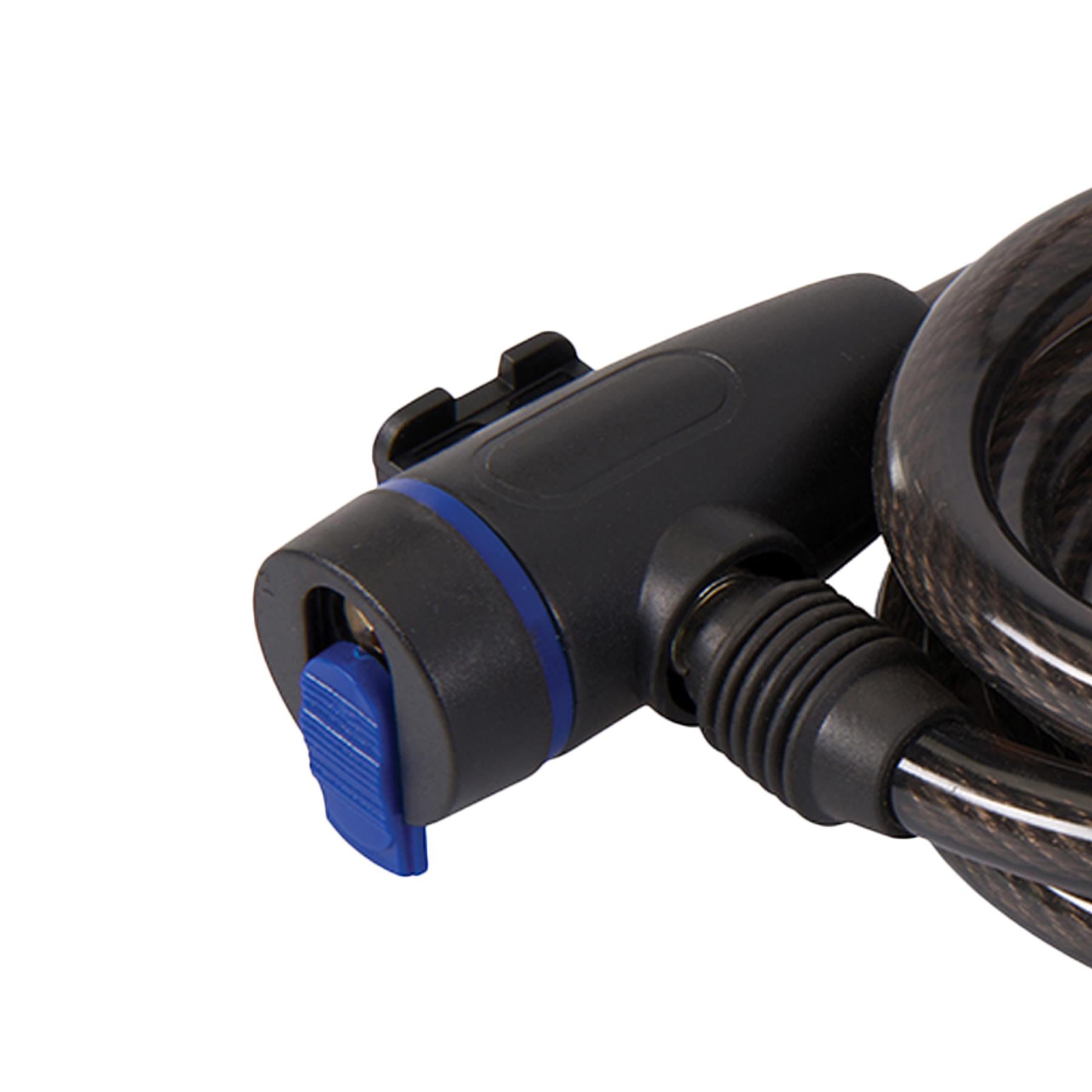 Coiled Bike Lock - 12 X 1500mm