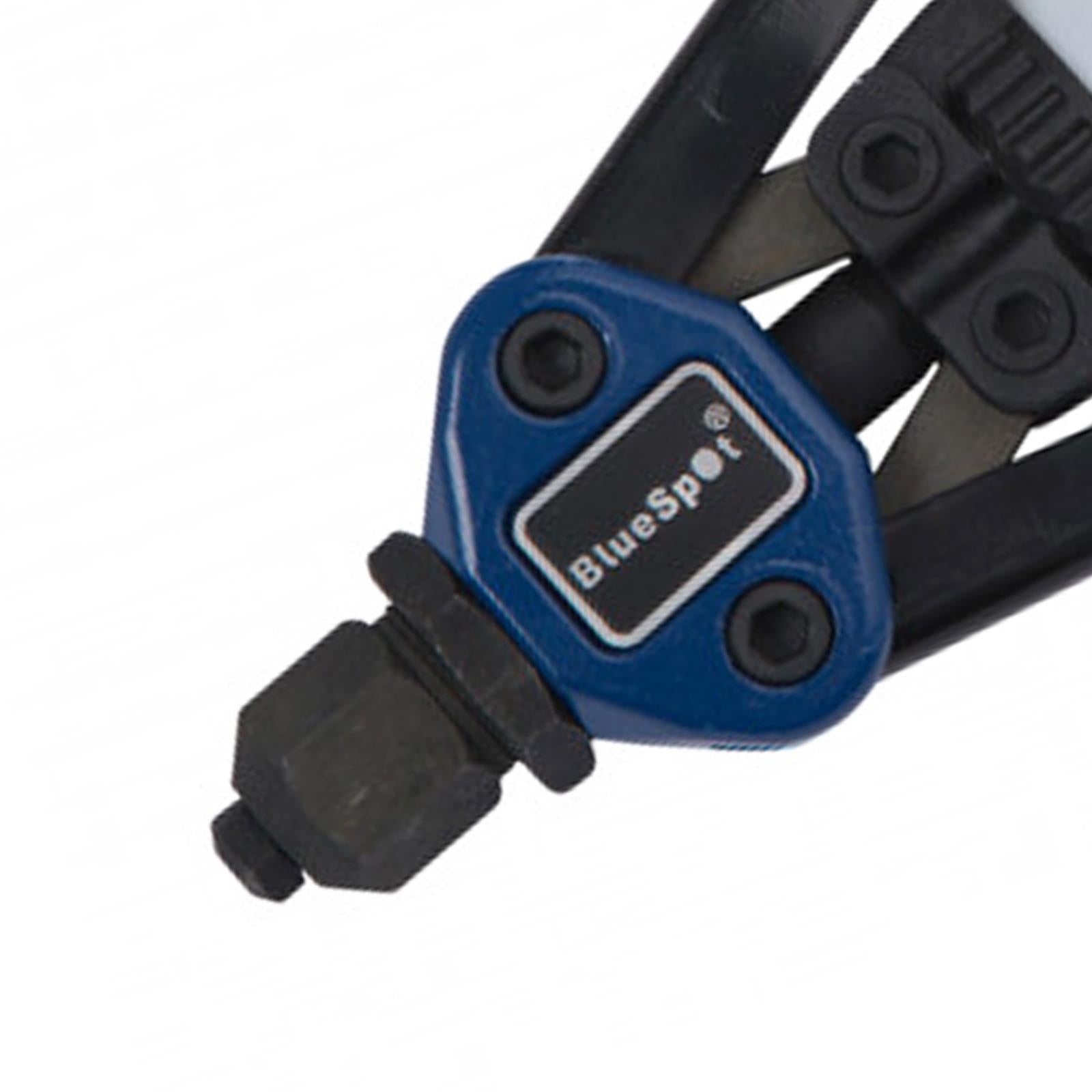 BlueSpot Heavy Duty Riveter 280mm 11" with 4 nozzle set Alloy Steel Jaws