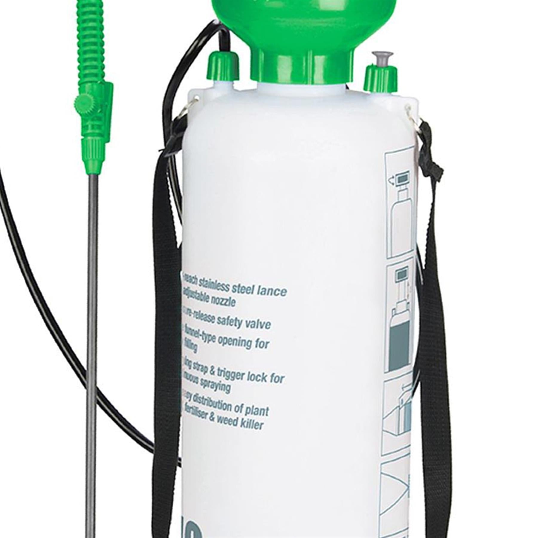 10 Liter Pressure Garden Sprayer For Easy Spraying Of Water-Based Liquids