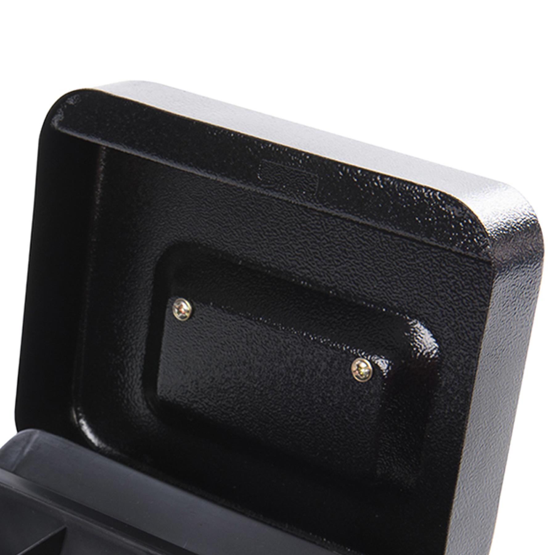 Metal Cash & Valuables Box Keyed 165 x 128 x 80mm Powder Coated Finish