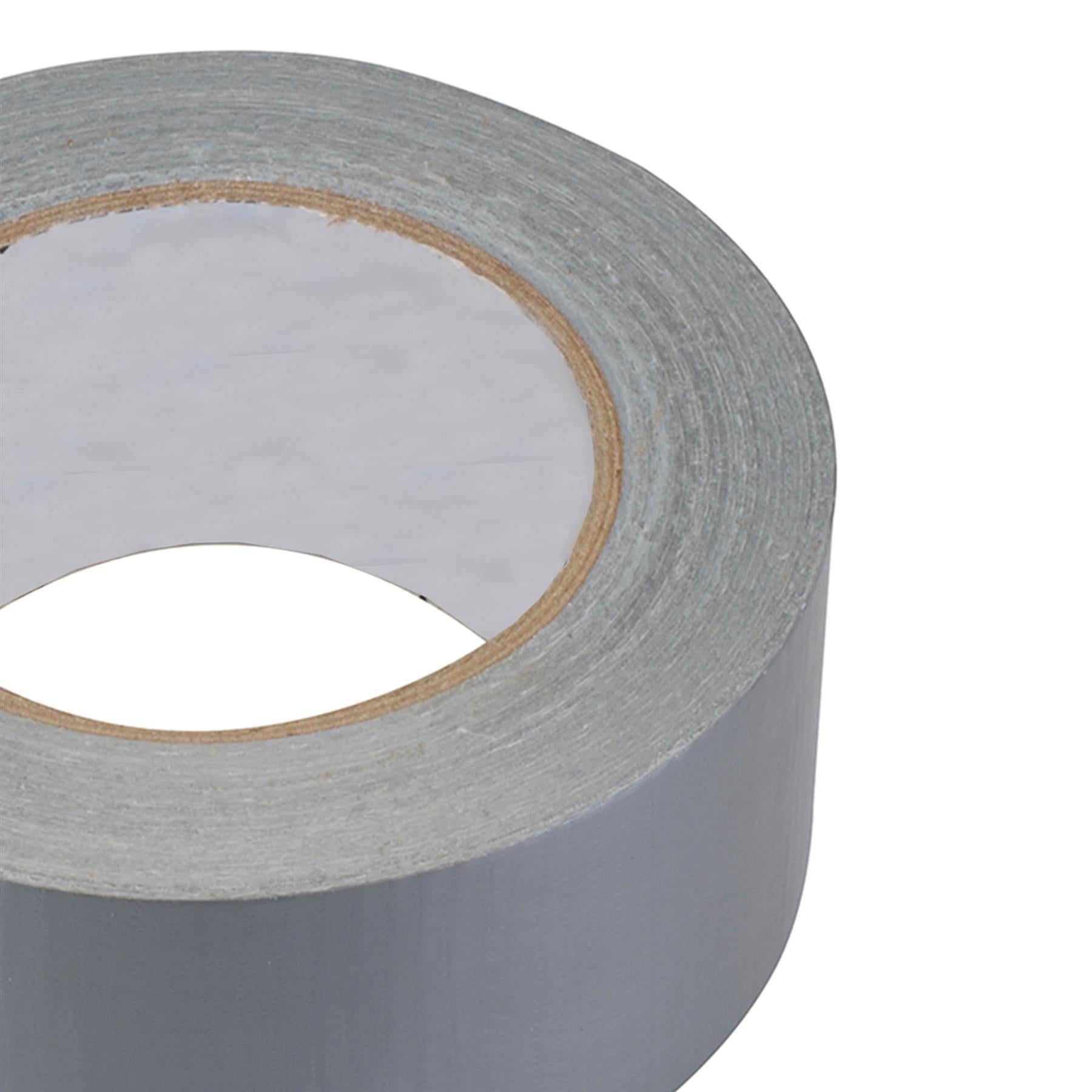 Duct Tape - 50mm X 50M Silver Polyethylene-Coated With Hot-Melt Glue Adhesive