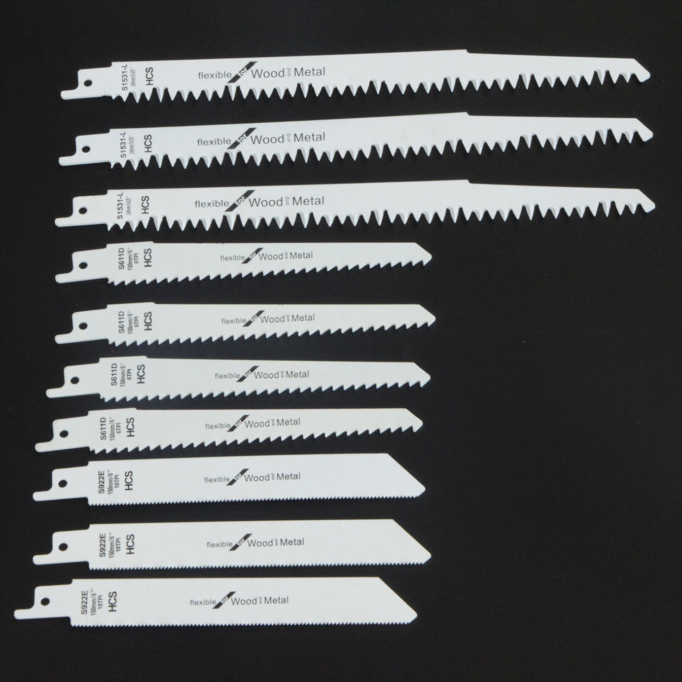 20X Mixed Reciprocating Saw Blades 