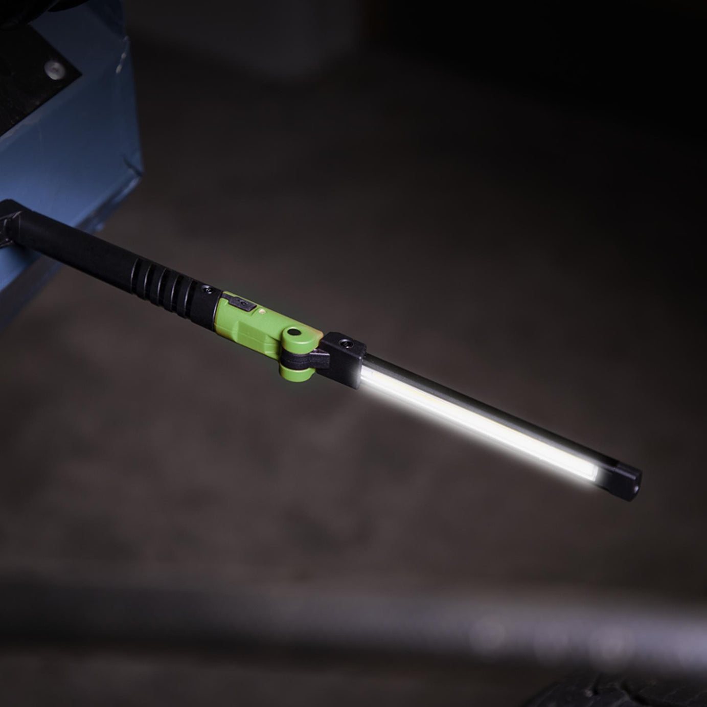 Sealey R/Charge Slim Folding Pocket Light 2 COB & 1 SMD LED - Green