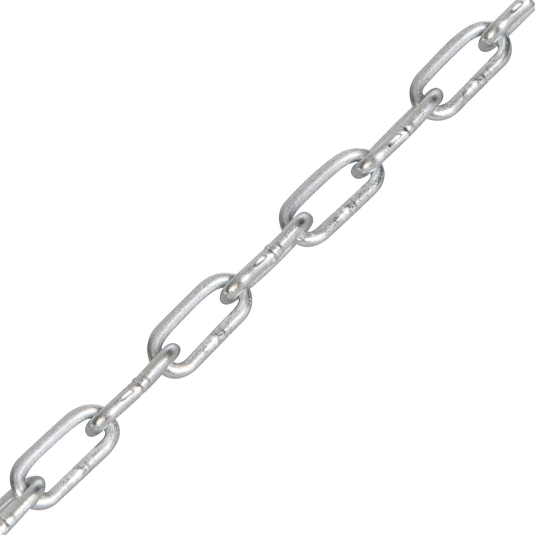 Electro Galvanised Chain 2mm X 2.5M Zinc-Plated For Corrosion Resistance