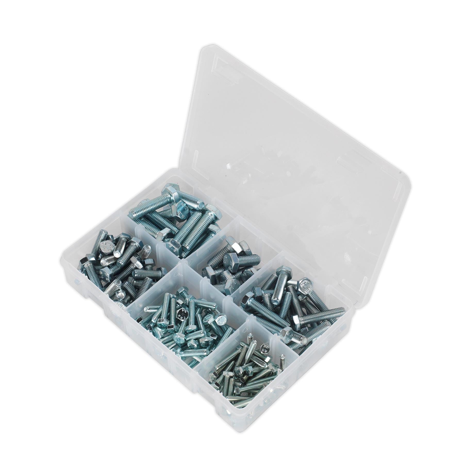 Sealey Steel Allen Setscrew Assortment 150pc Metric M5-M10 High Tensile