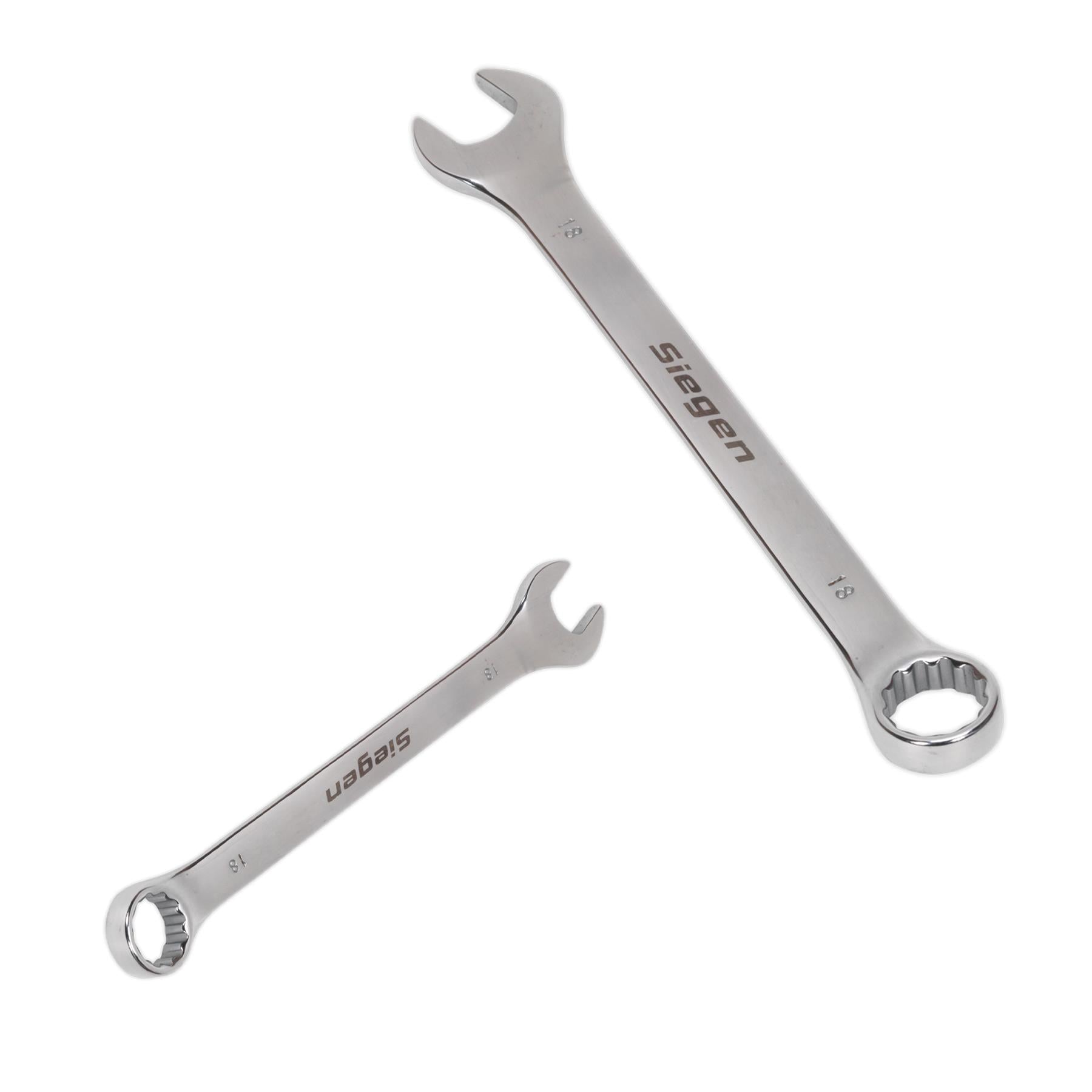 Sealey Combination Spanner 18mm Chrome Vanadium Steel