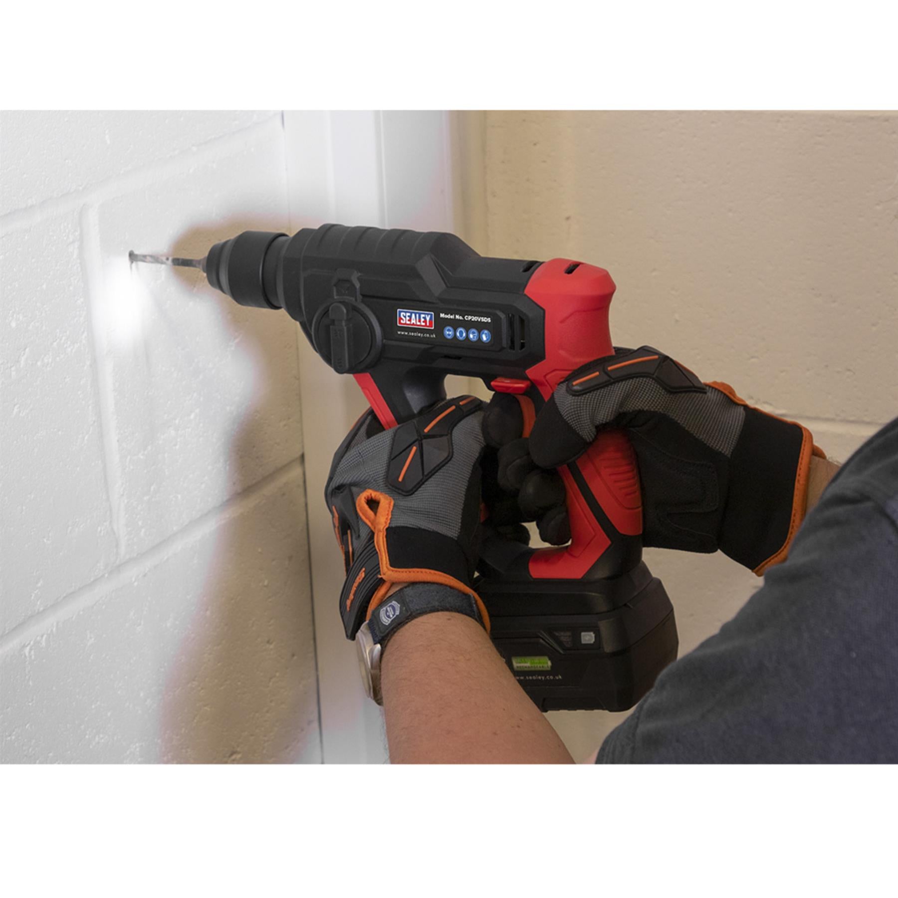 Sealey Rotary Hammer Drill 20V SDS Plus - Body Only