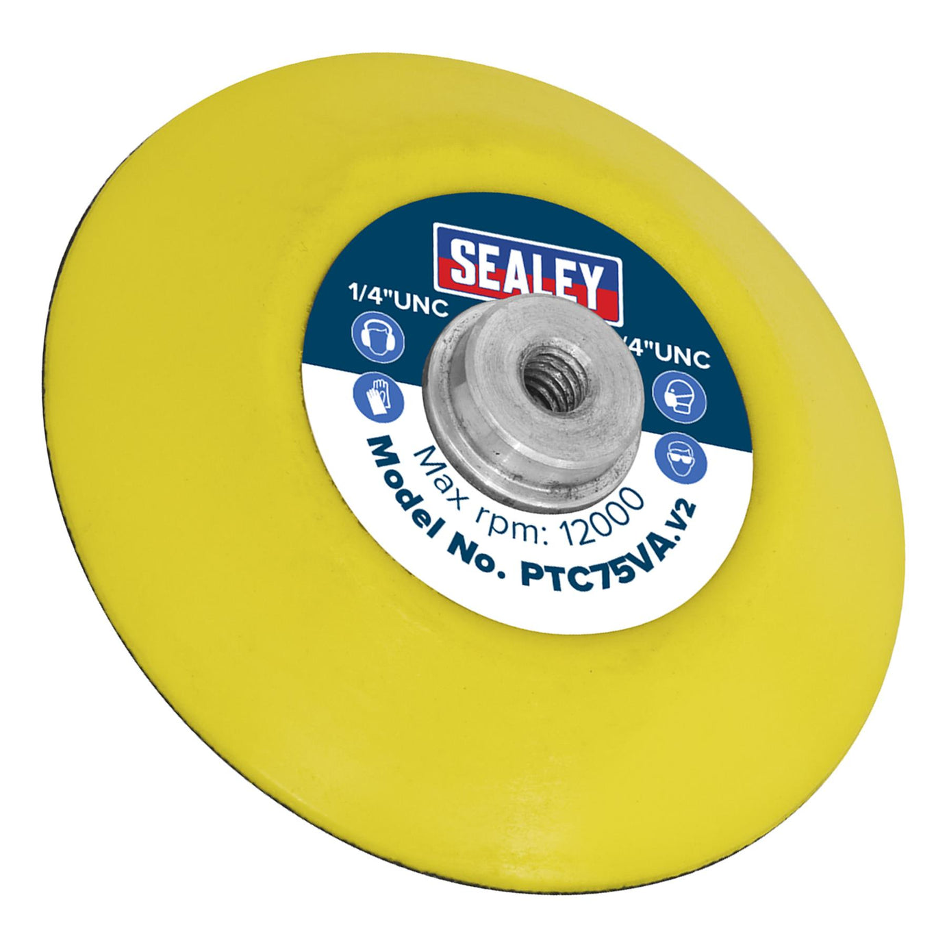 Sealey Hook-and-Loop Backing Pad 71mm 1/4"UNC
