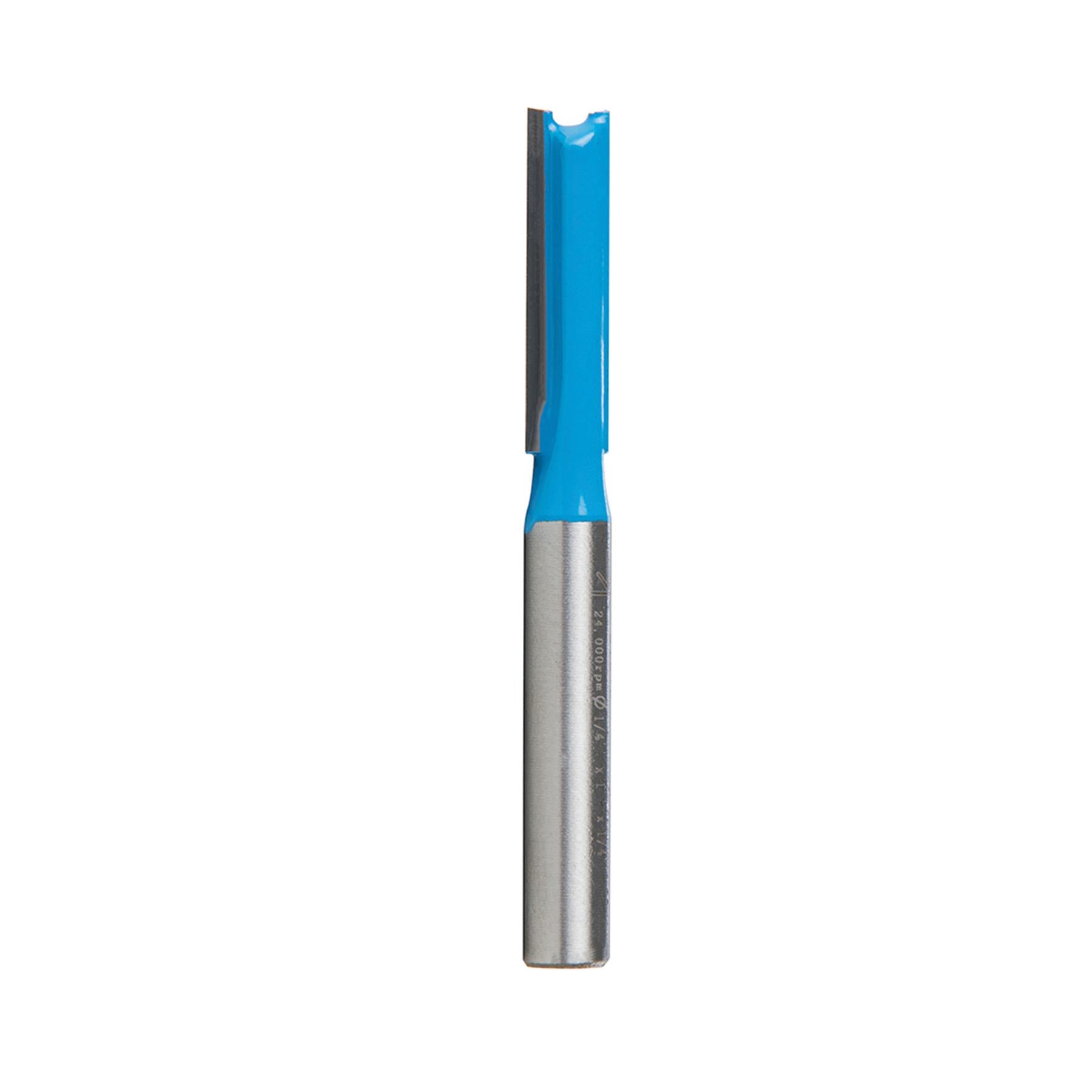 1/4" Shank Straight Imperial Cutter TCT Router Bits 1/4" Diameter x 1" Long DIY