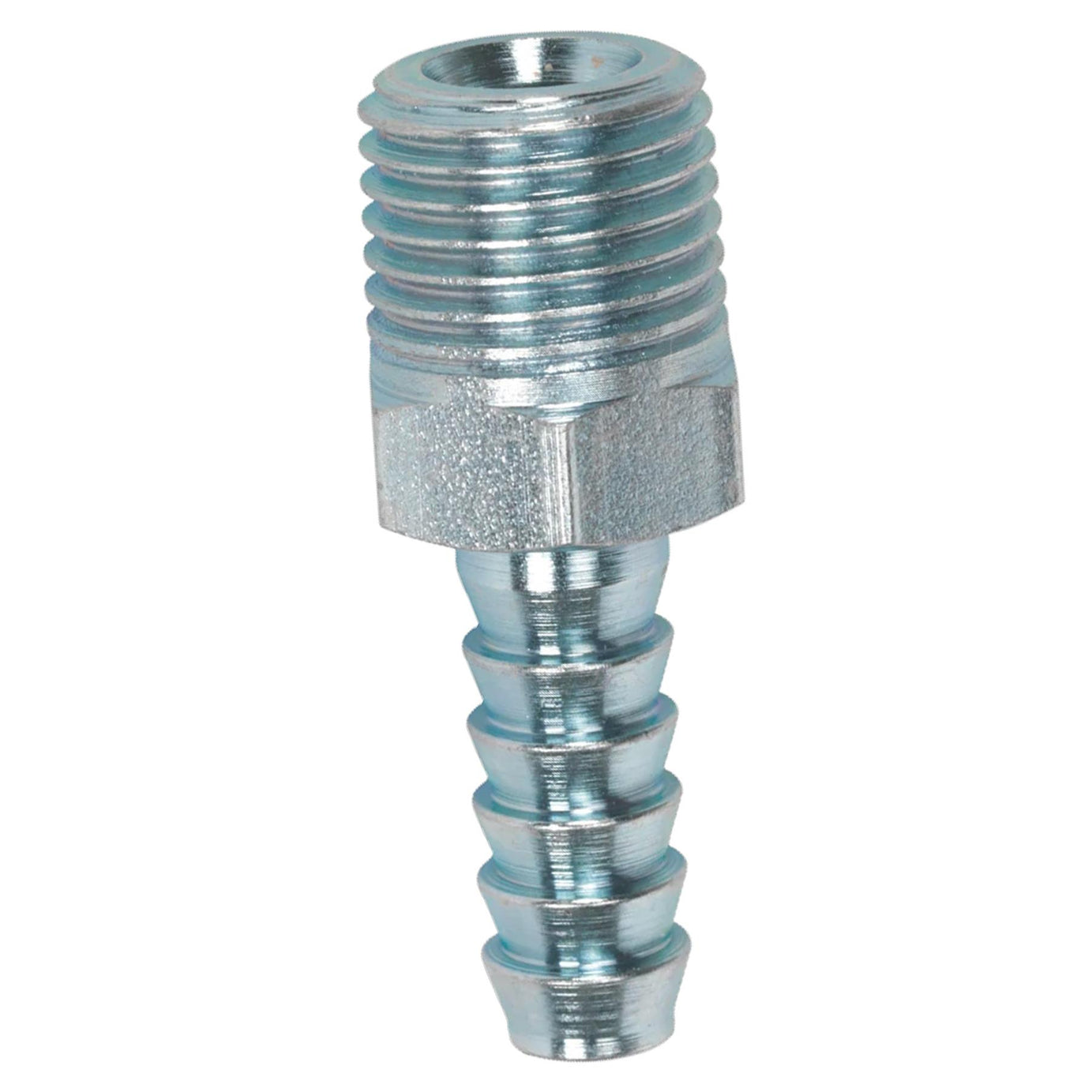 Sealey Screwed Tailpiece Male 1/4"BSPT - 1/4" Hose Pack of 5