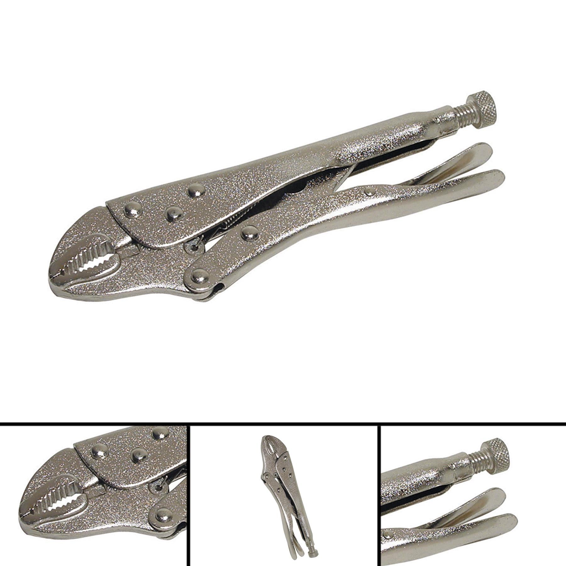 Self Locking Pliers - 220mm Curved Easy Screw Adjustment For Controlled Grip
