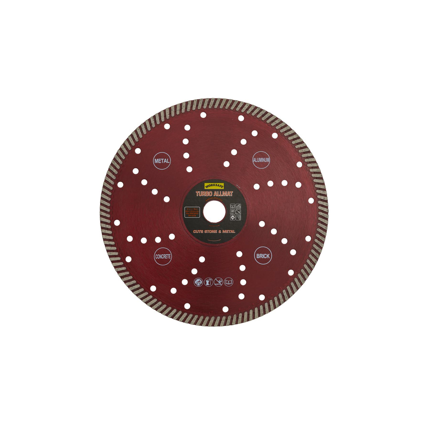 Sealey Turbo Allmat Diamond Blade 230 x 22mm - WDTA230