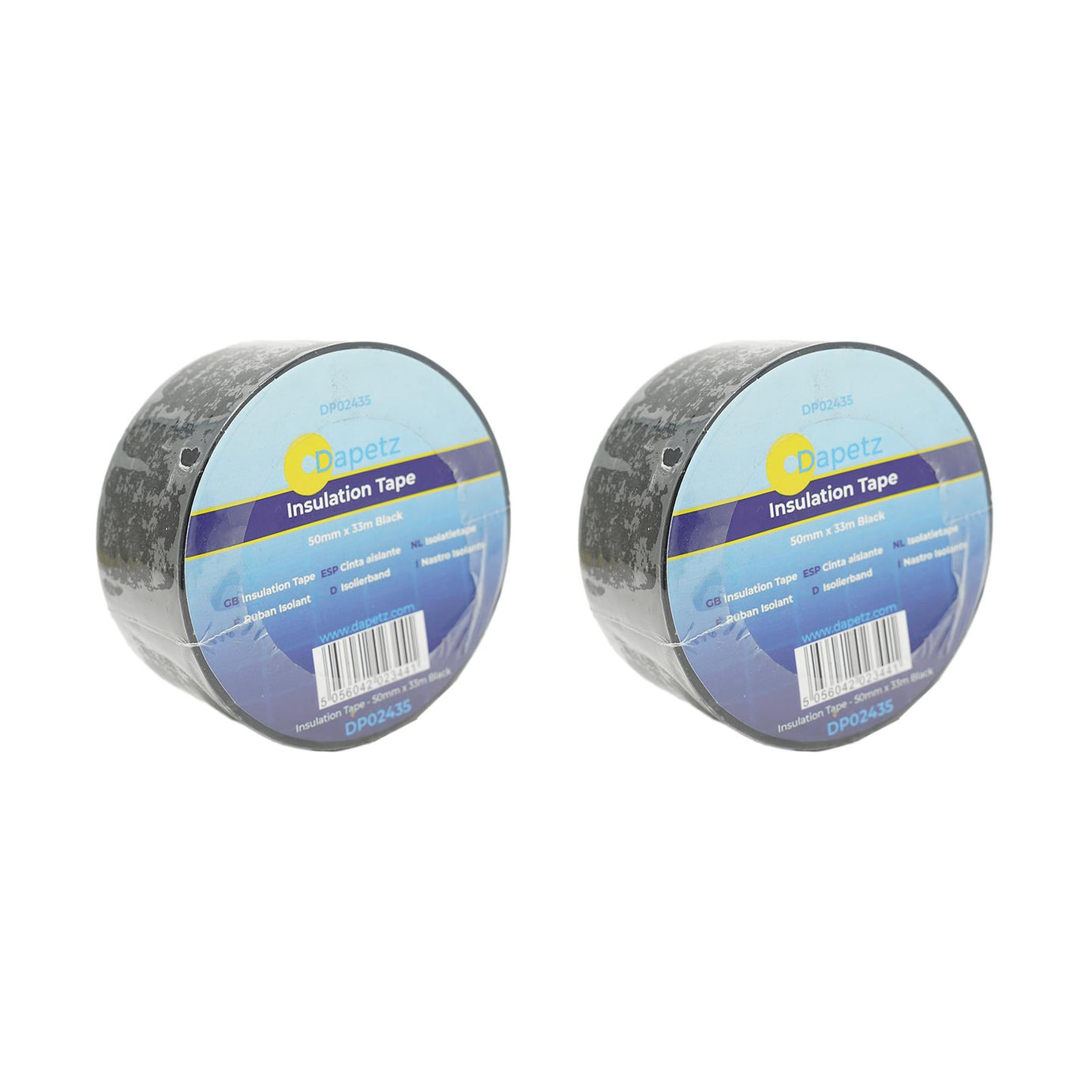 2 x High Quality PVC Electrical Insulation Tape (2 Inch 50mm) Black Wide Flame Retardent