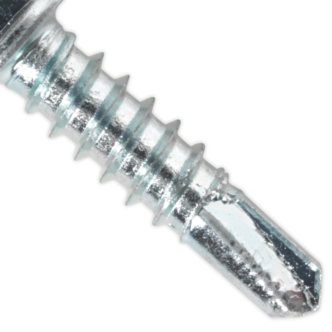 Sealey Self Drilling Screw 4.8 x 19mm Hex Head Zinc Pack of 100