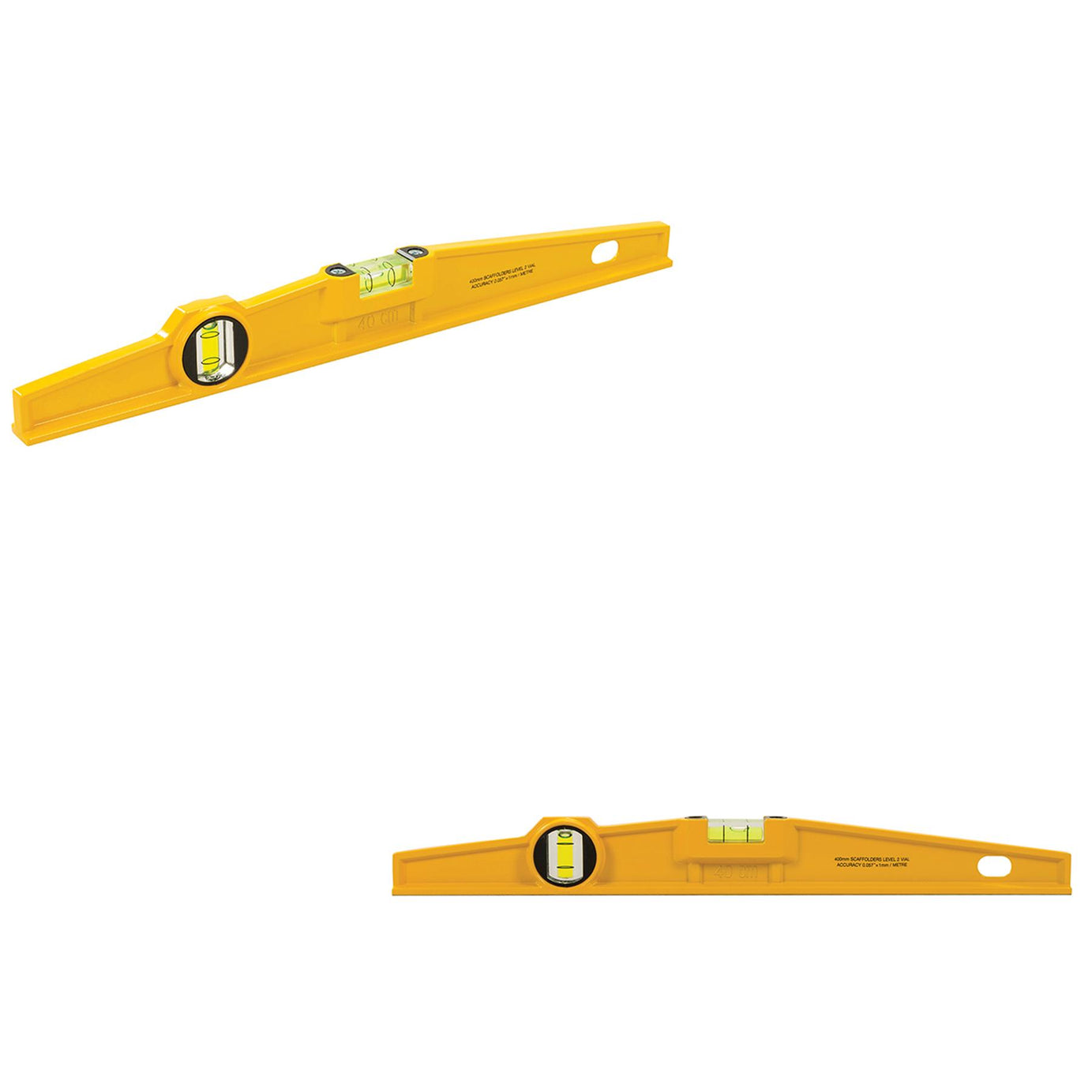 Heavy Duty Scaffolders Level 400mm Spirit Level Highly Accurate Builder Workshop