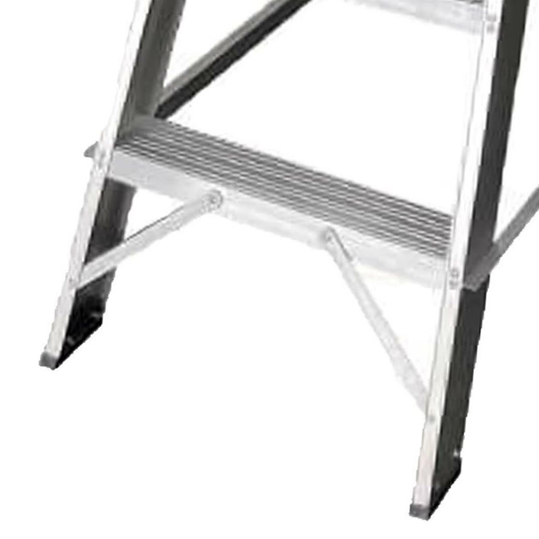 Dapetz Aluminium 5 Tread Double Sided Machine Step Ladder, 150 Kg, Made In Uk