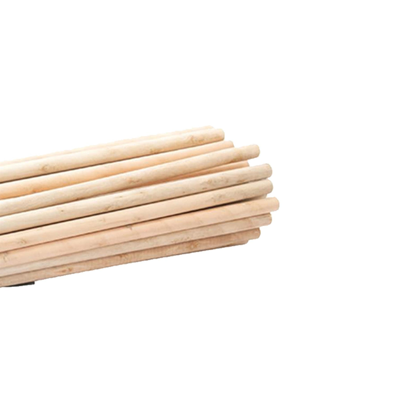 Dia 50Pce Broom Handles 4' X 15/16" Wooden Suitable For Larger Broom Heads