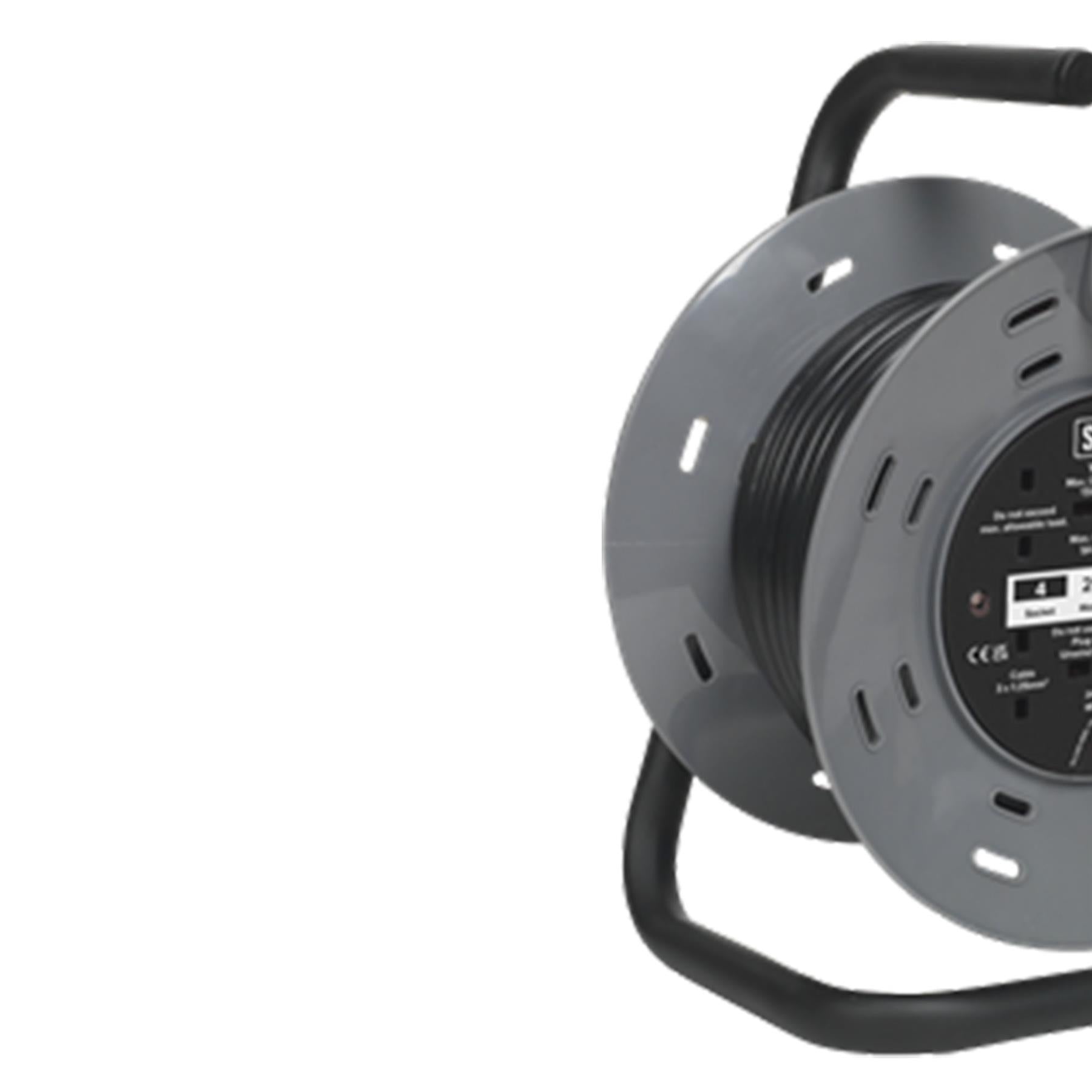 Cable Reel 25m 4 x 230V 1.25mm² Thermal Trip