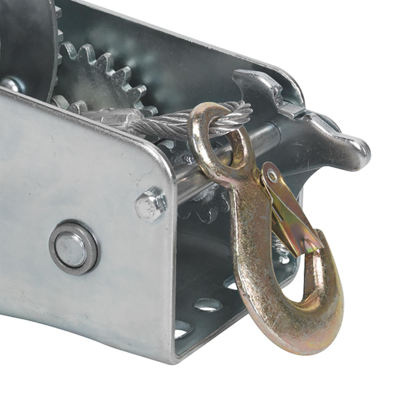 Sealey Geared Hand Winch 900kg Capacity with Cable