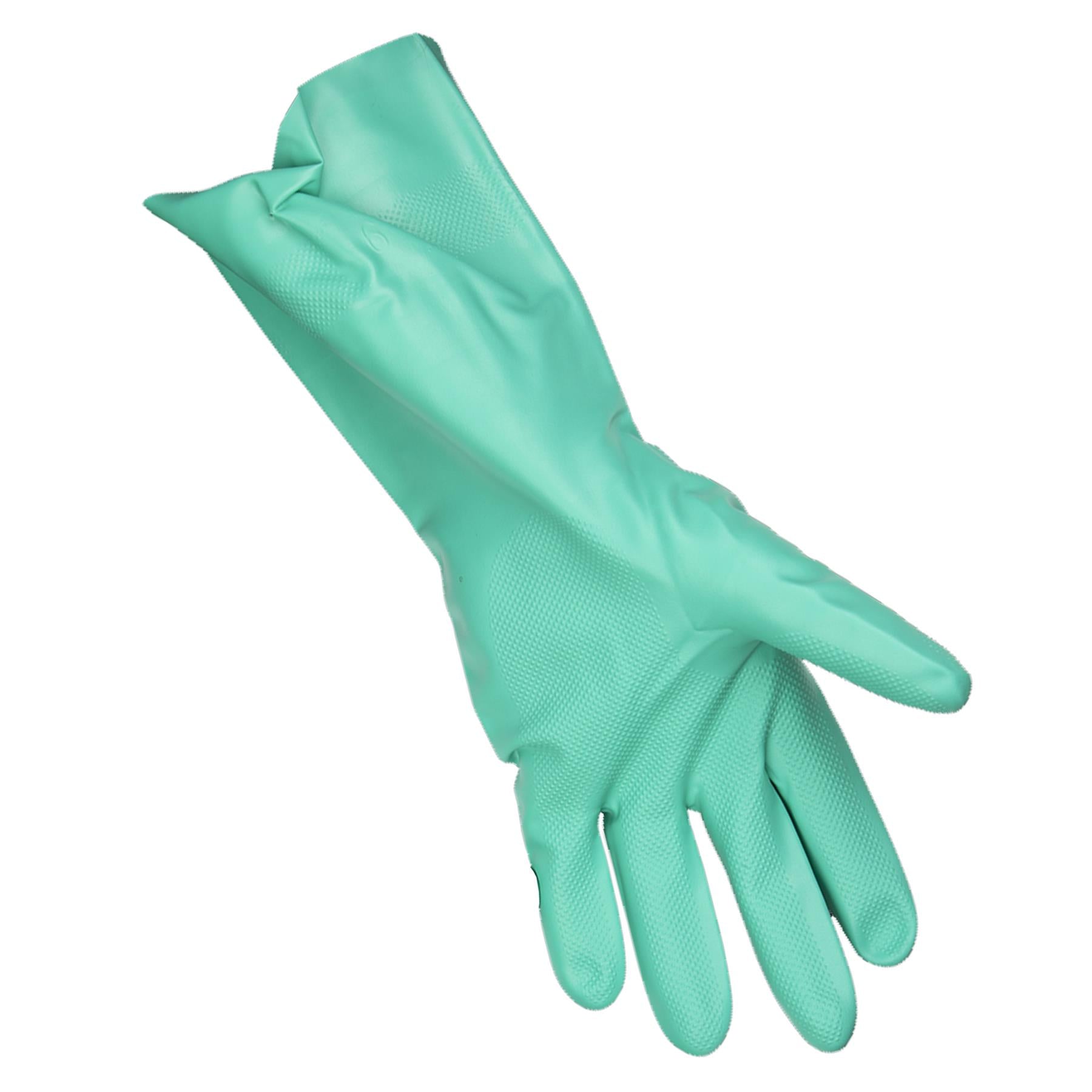 Sealey Nitrile Gauntlets for use with Thinners 355mm Cuffed Pair