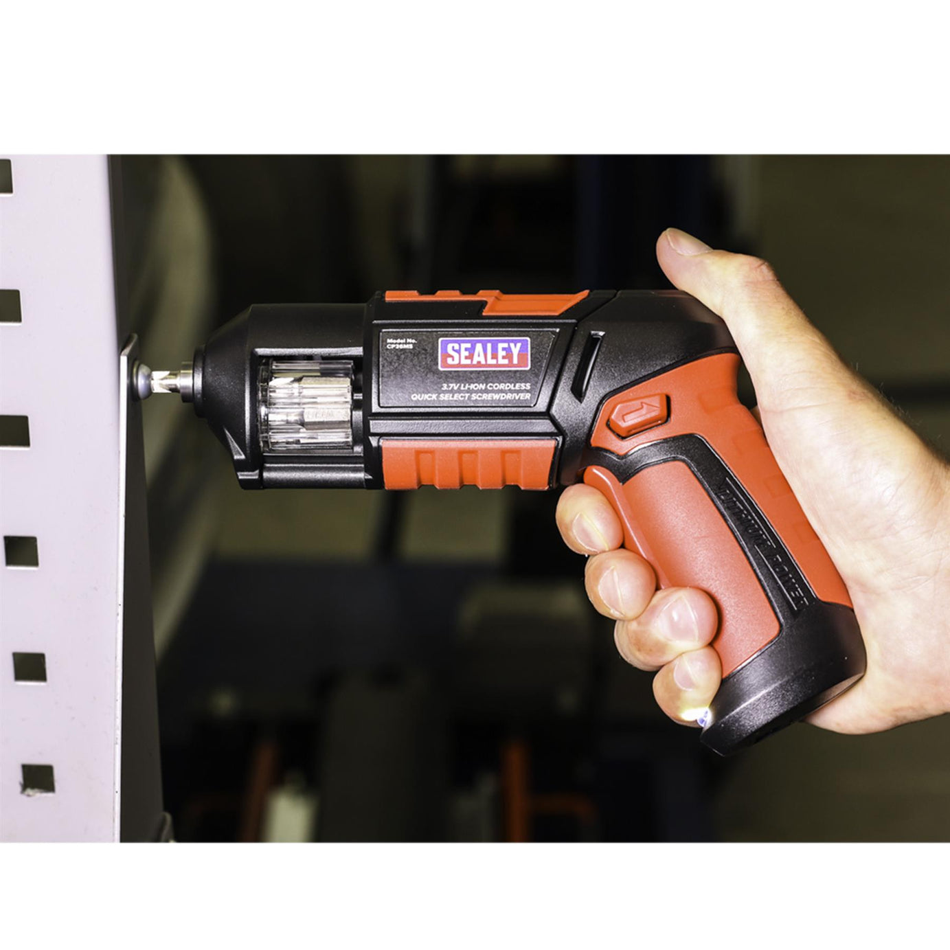 Sealey Cordless Screwdriver Quick Select 14pc 3.7V Lithium-ion USB