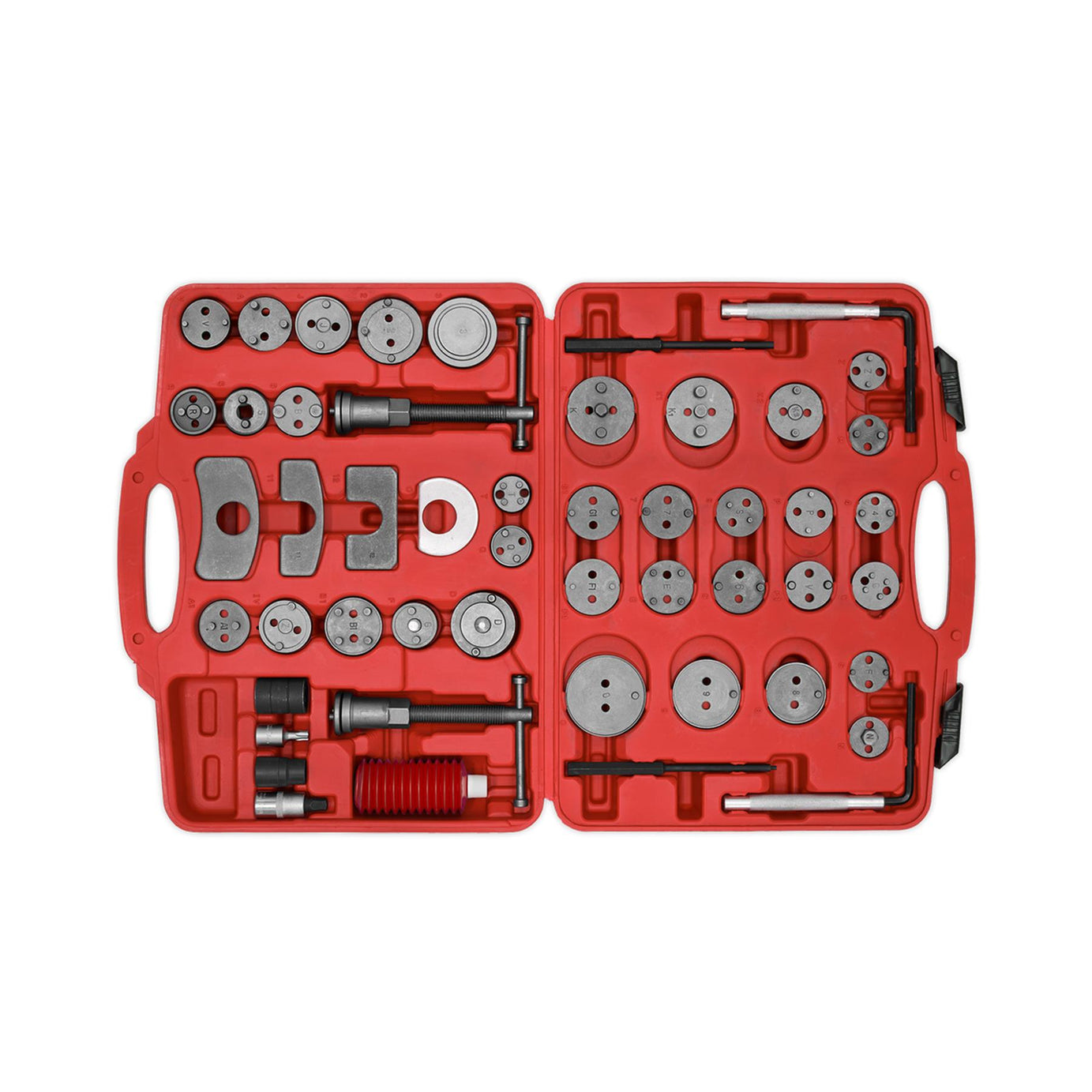 Sealey Brake Piston Wind-Back Tool Kit 50pc Comprehensive Master Set