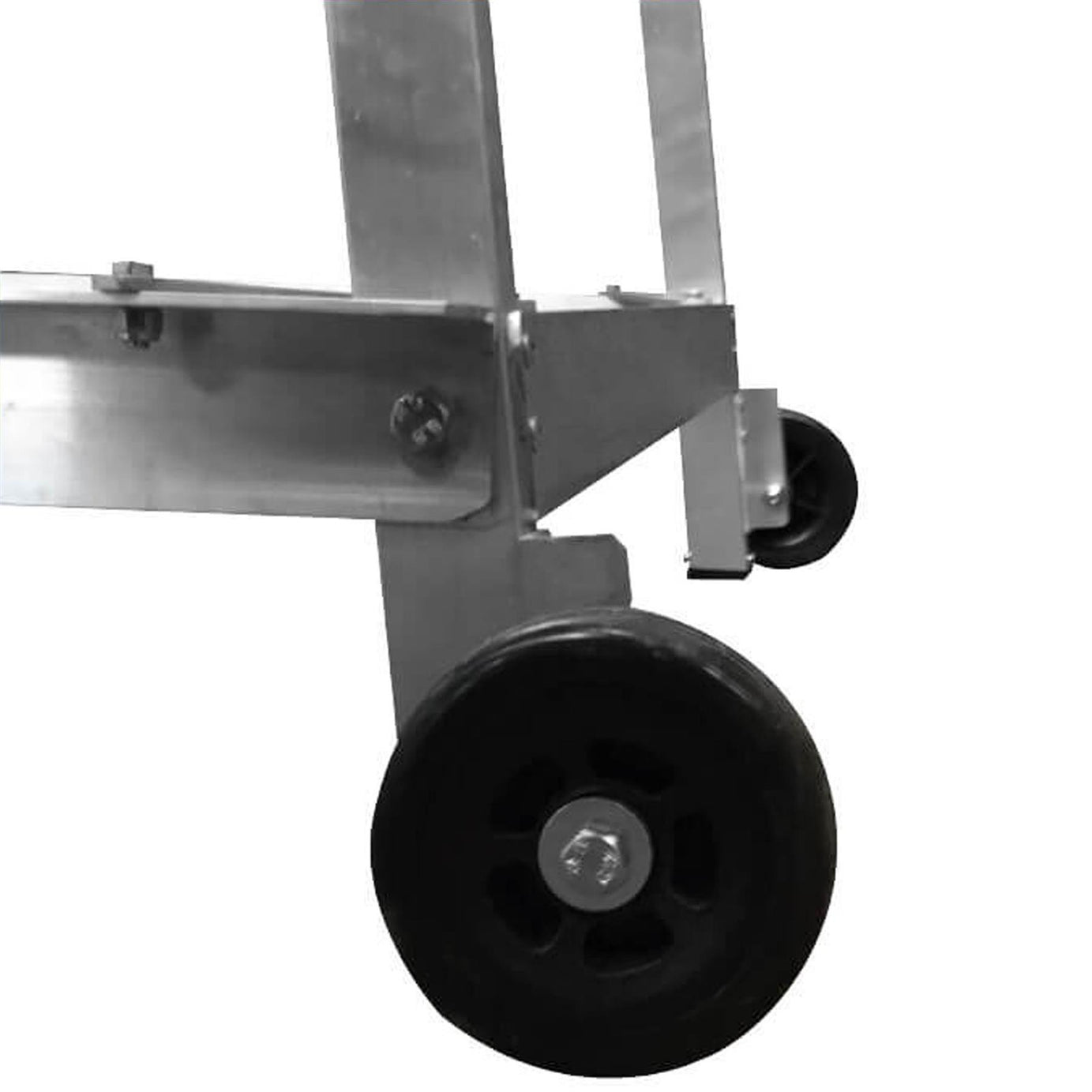 Dapetz Aluminium 3 Tread Warehouse Step Ladder, Heavy Duty, 150 Kg, Made In Uk