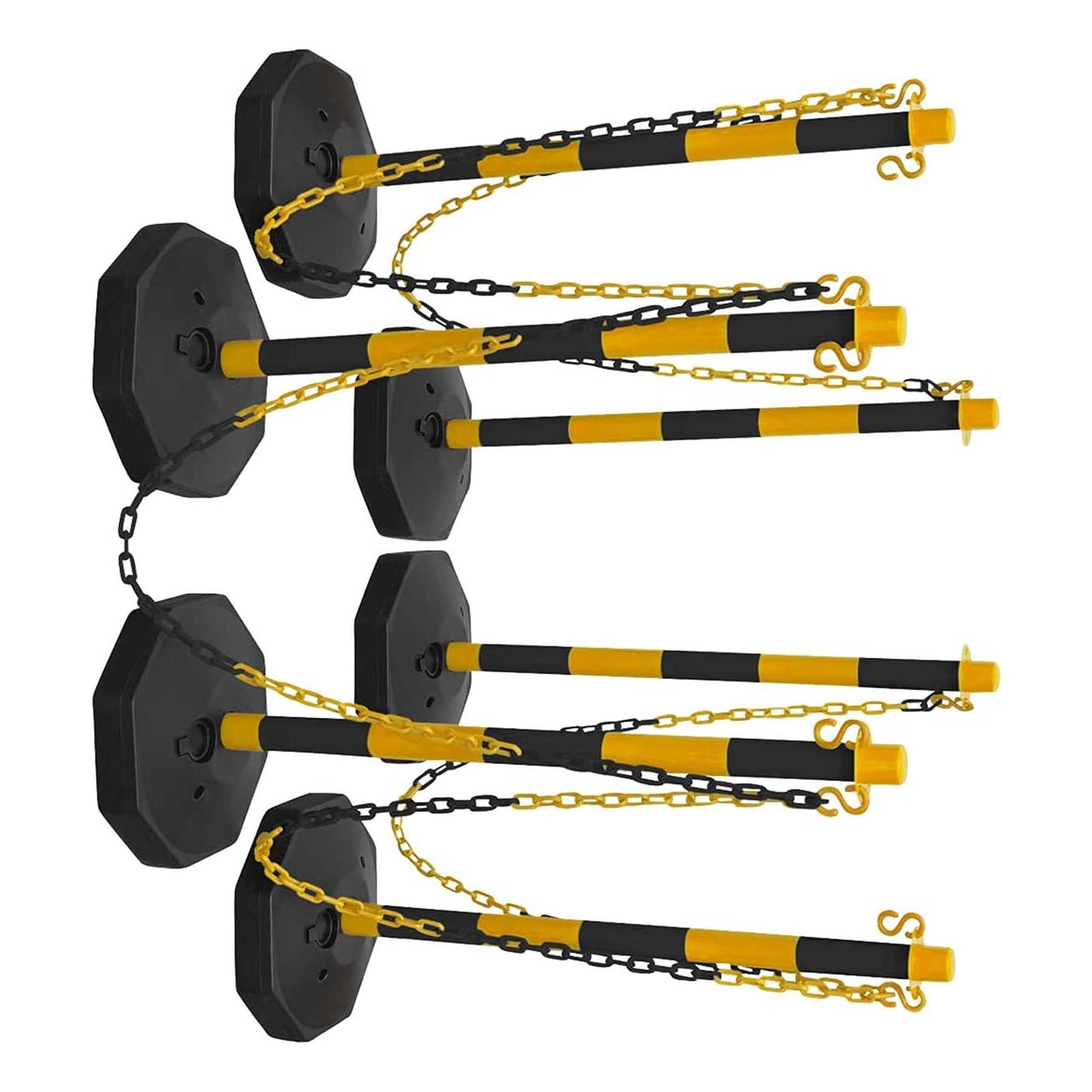 Sealey Black/Yellow Post & Chain Kit 25m