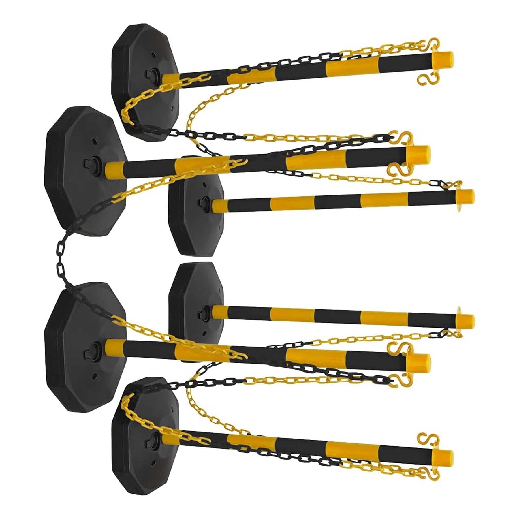 Sealey Black/Yellow Post & Chain Kit 25m