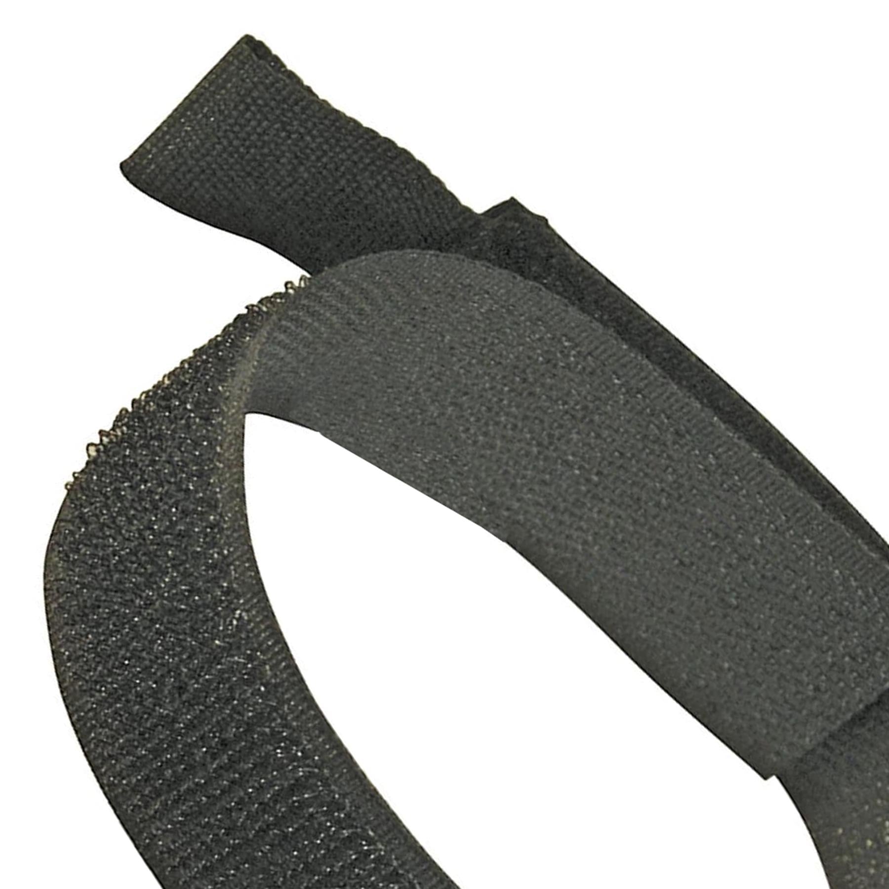 Hook and Loop 150mm Black Nylon strap strapping Cable Ties with buckle Band luggage Strap